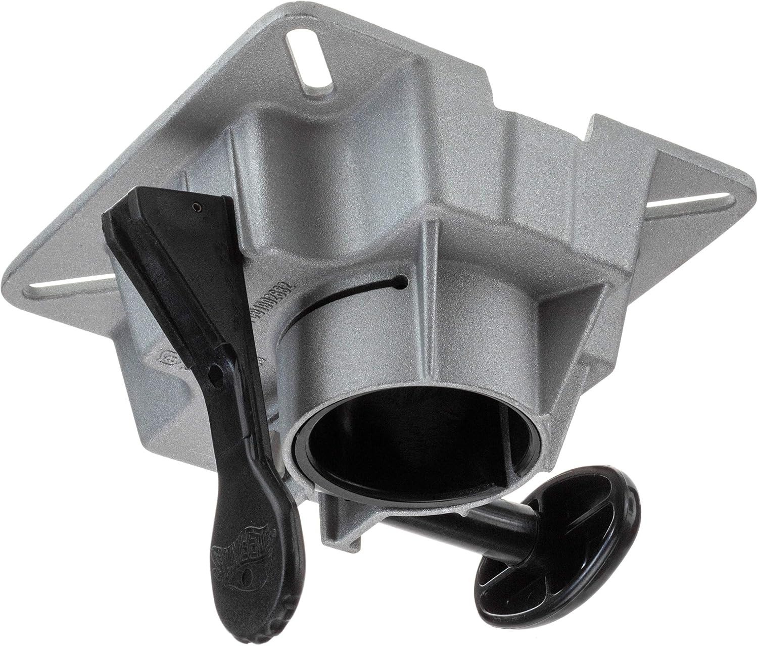 Swivl-Eze 818441-3 Swivl-Eze Lakesport Series Marine Boat Ergonomic Seat Mount with 3-Degree Tilt | Ergonomic tilt design supports a more
