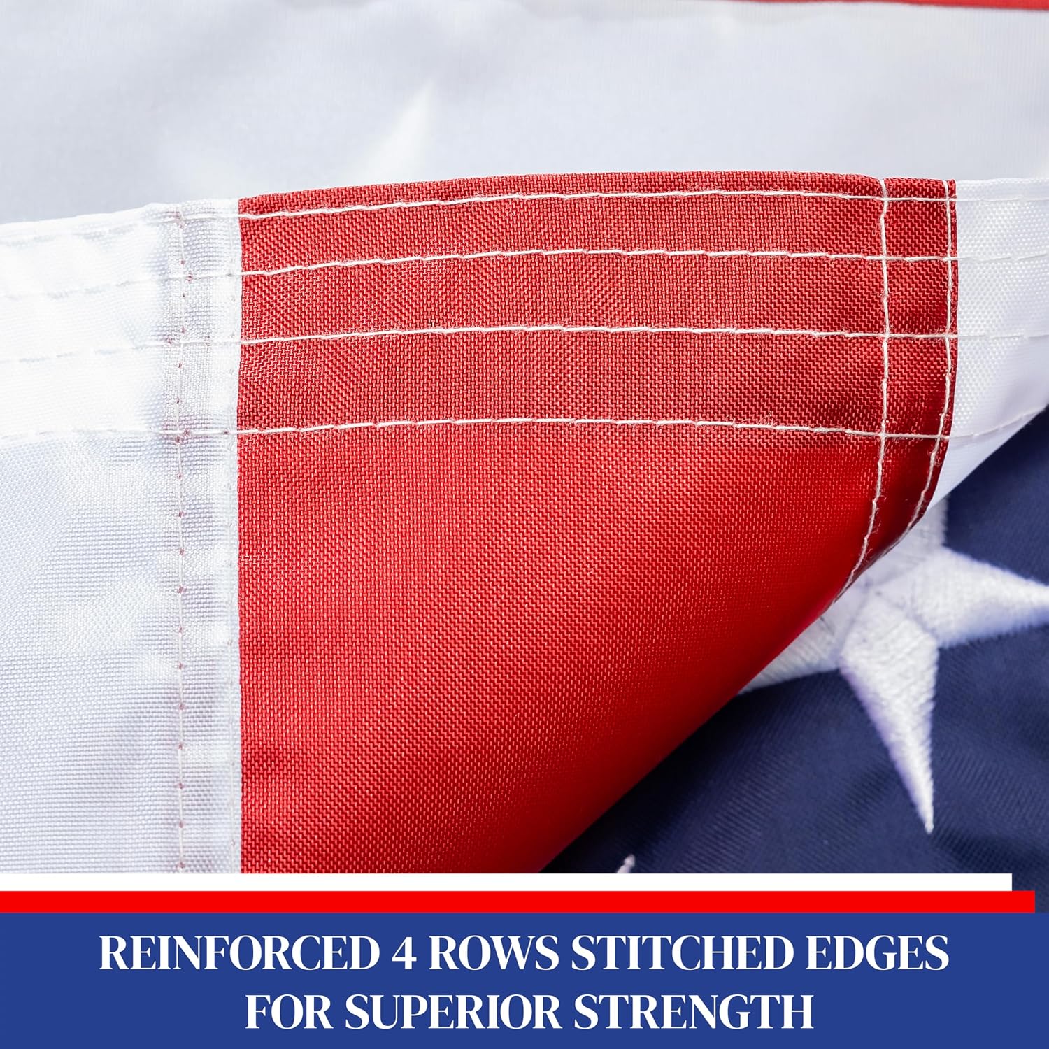Evergreen American Flag 12x18 Double Sided | Patriotic House Flags For Outside Outdoor | Small American Flag Garden Size | Embroidered Stars and Stripes | USA Residential or Commercial