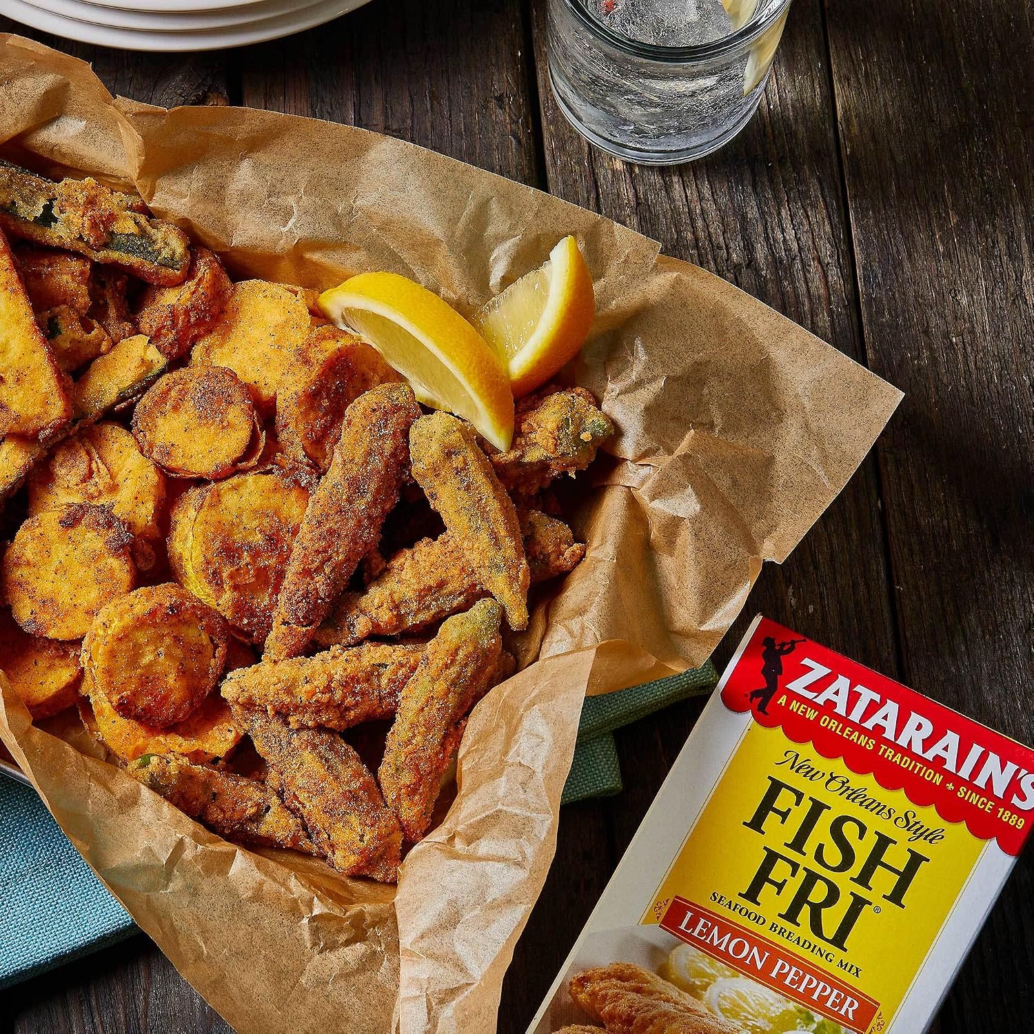 Zatarain's Lemon Pepper Fish Fri, 12 oz