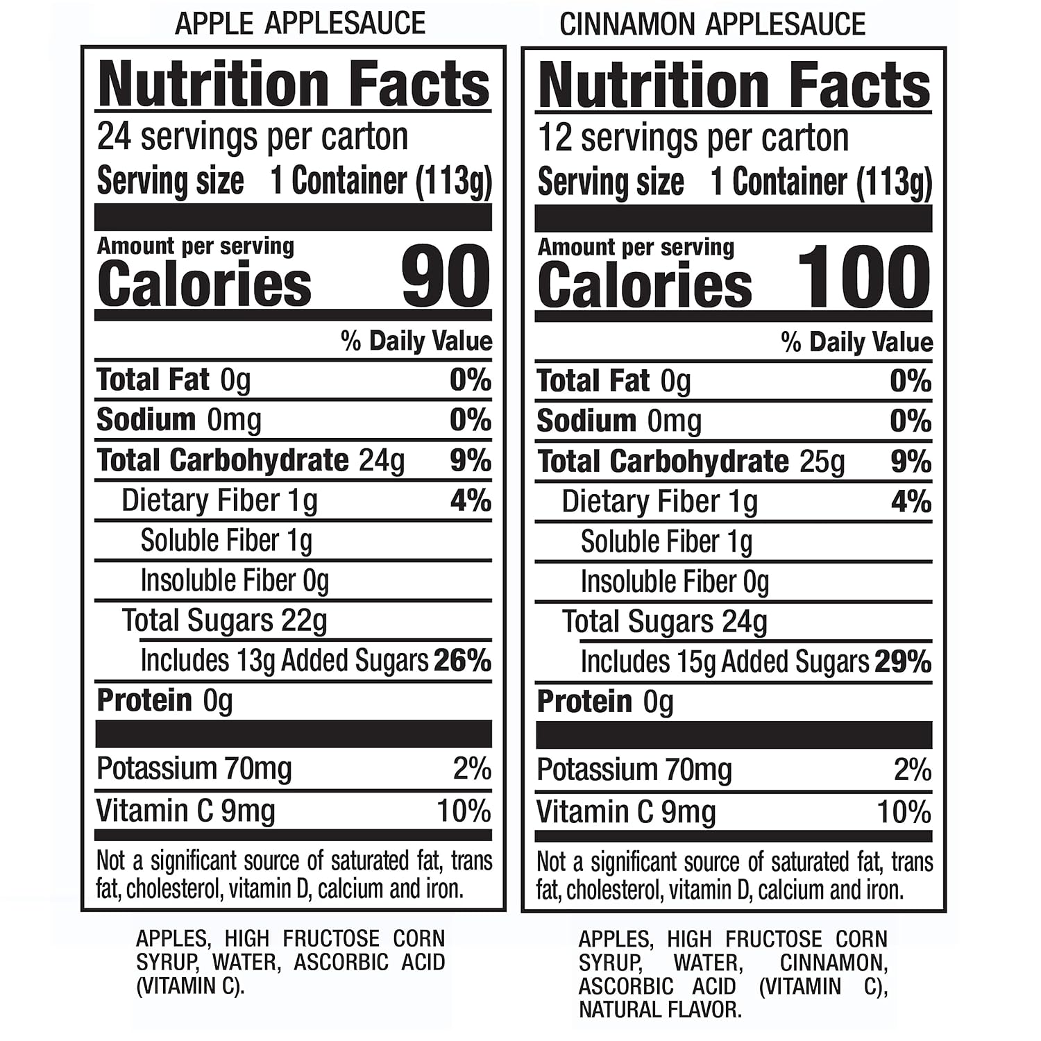 Mott's Applesauce, 4 Oz Cups, 36 Count, No Artificial Flavors, Good Source of Vitamin C, Nutritious Option for The Whole Family