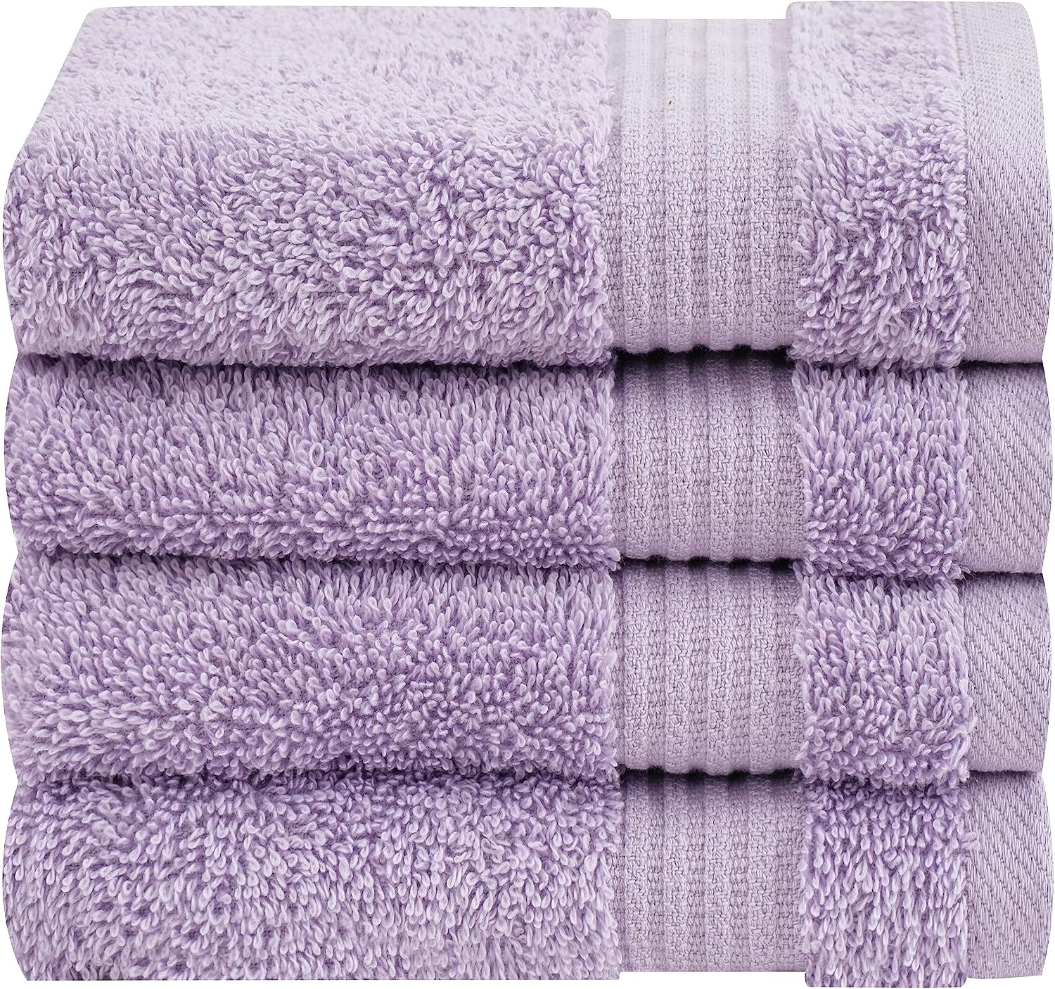 Cotton Paradise Towel Set of 6, 2 Bath Towels, 2 Hand Towels and 2 Washcloths Towels for Bathroom Sets, Smoke Gray