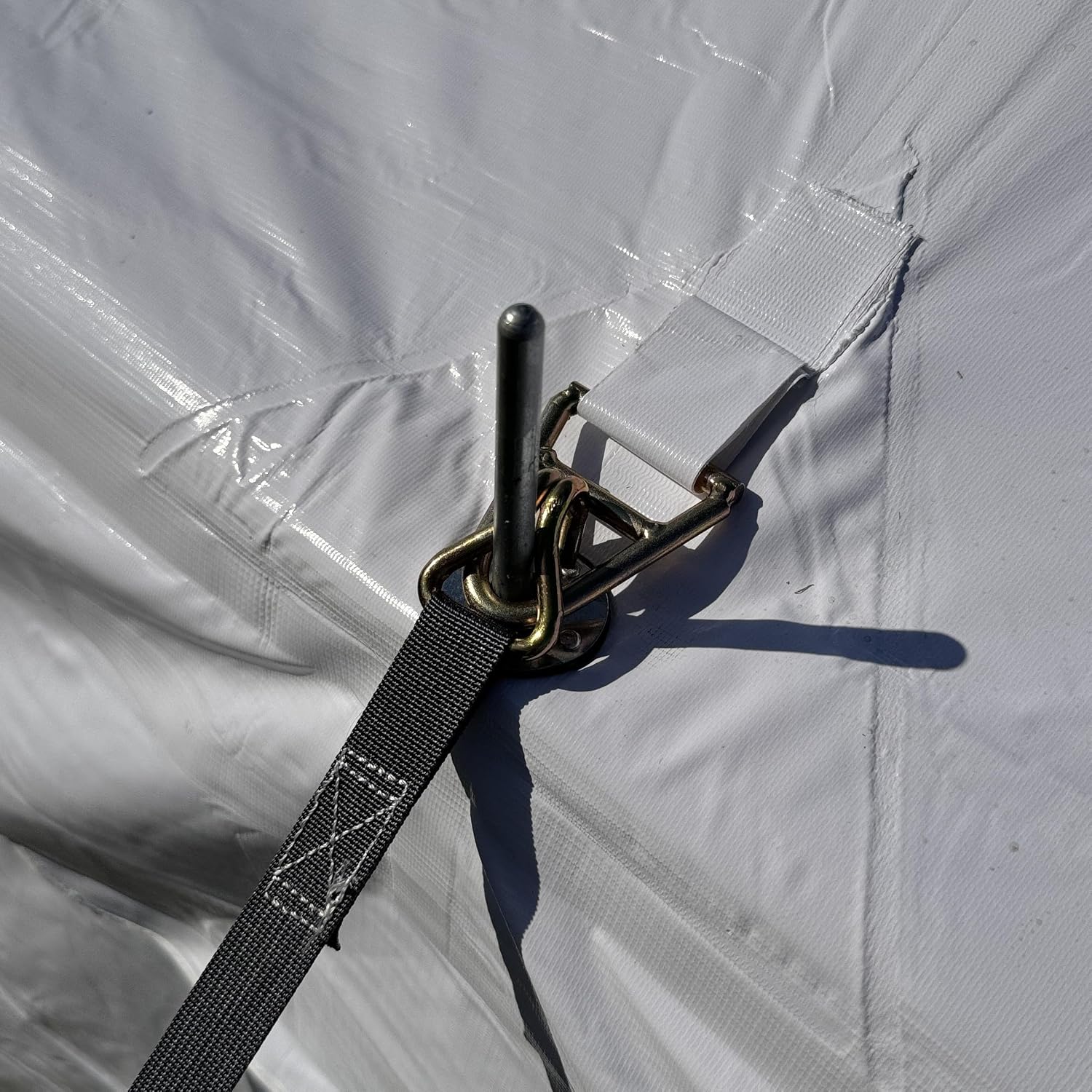 DELTA 40x20 PVC Pole Tent Outdoor Party Canopy with Free Bags,Fire Retardant