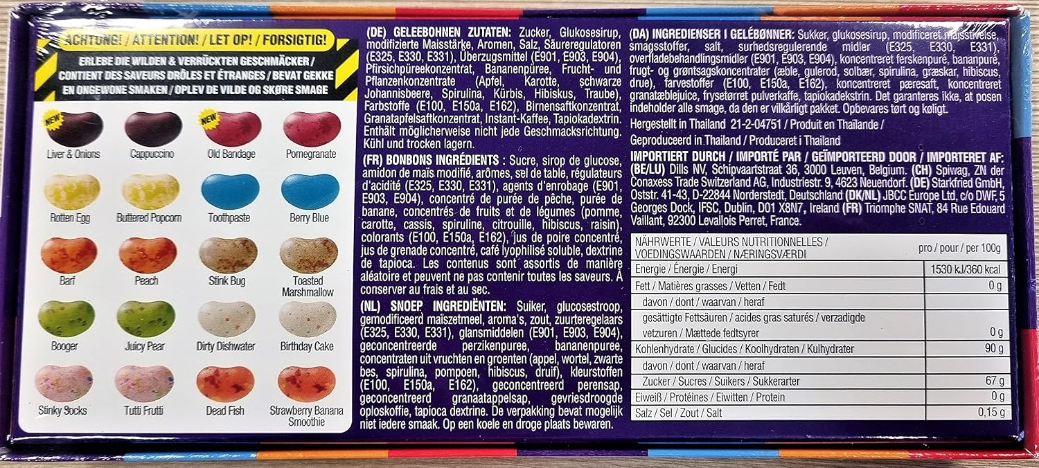 Jelly Belly Bean Boozled Spinner Gift Box Game, Net Wt 3.5oz