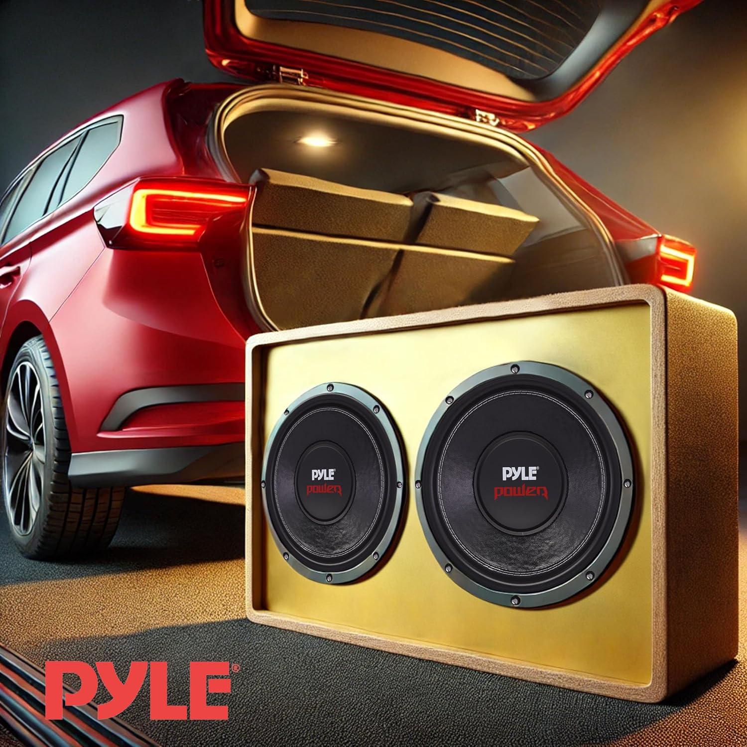 Pyle 8" Car Subwoofer Speaker - 800 Watt Dual 4 Ohm Voice Coil, Treated Foam Surround, Non-Pressed Paper Cone, 60oz Magnet - Powerful Vehicle Audio Bass Woofer for Car Stereo Systems - PLPW8D (Black)