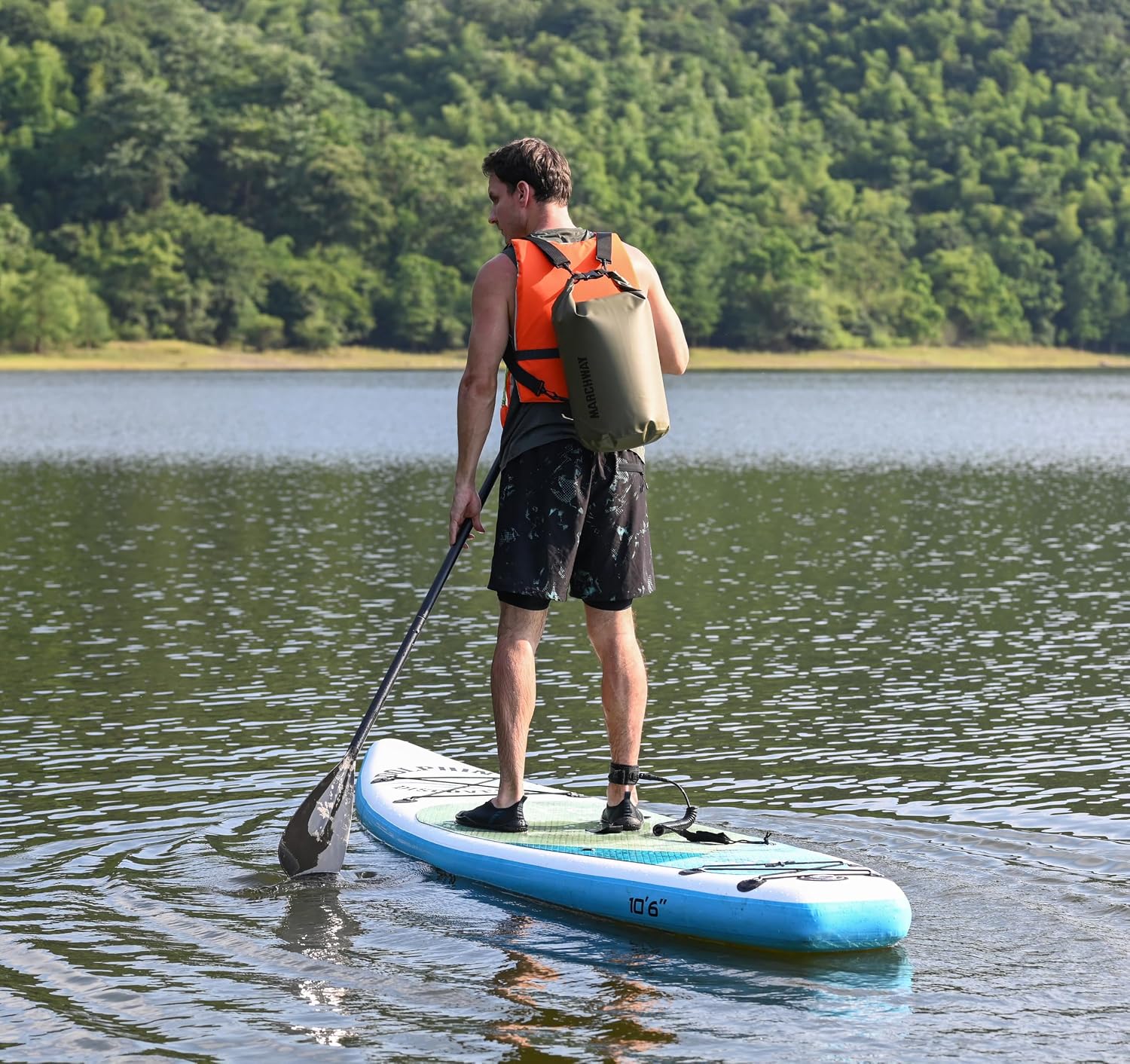 MARCHWAY Floating Waterproof Dry Bag Backpack 5L/10L/20L/30L/40L, Roll Top Sack Keeps Gear Dry for Kayaking, Rafting, Boating, Swimming, Camping, Hiking, Beach, Fishing