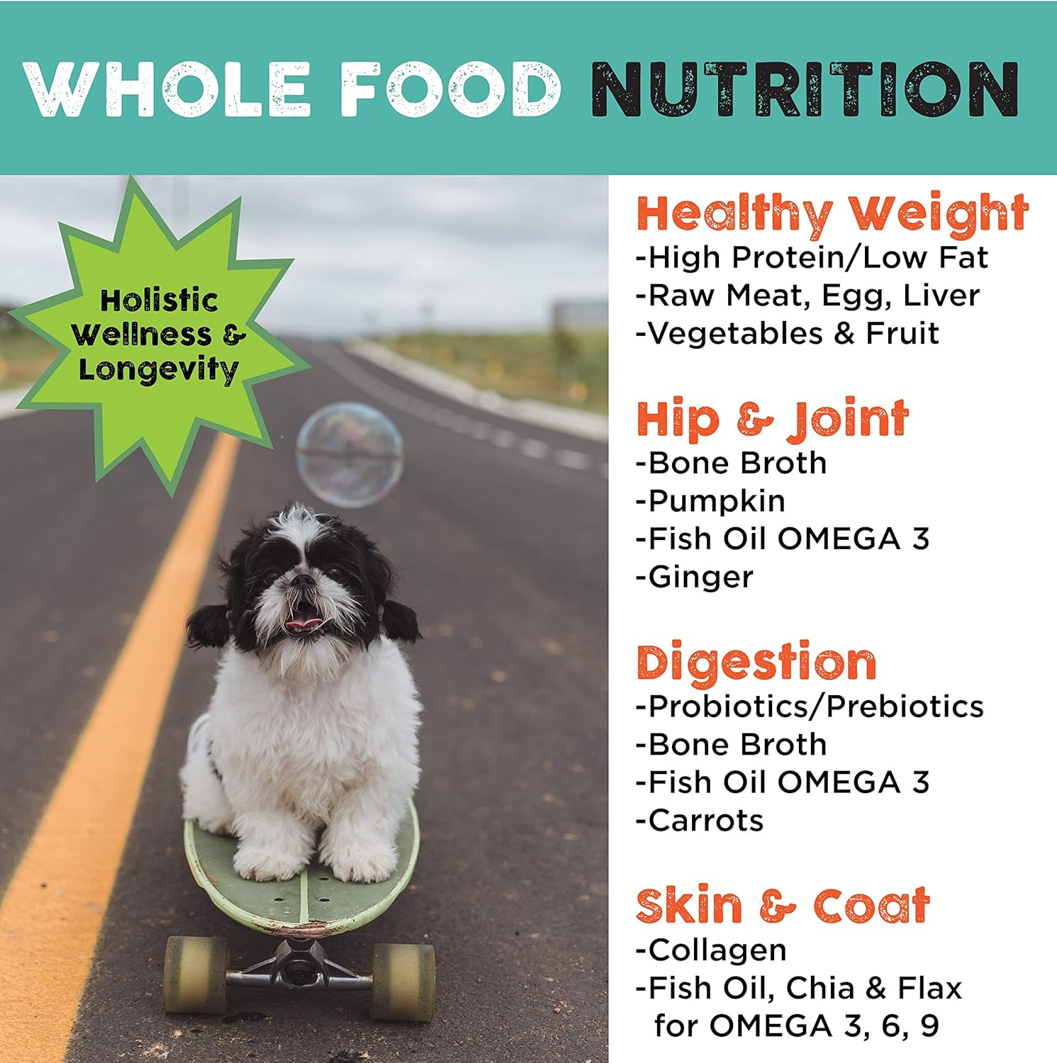 Nature's Diet Simply Raw Freeze-Dried Whole Food Meal - Makes 18 Lbs Fresh Food with Muscle, Organ, Bone Broth, Whole Egg, Superfoods