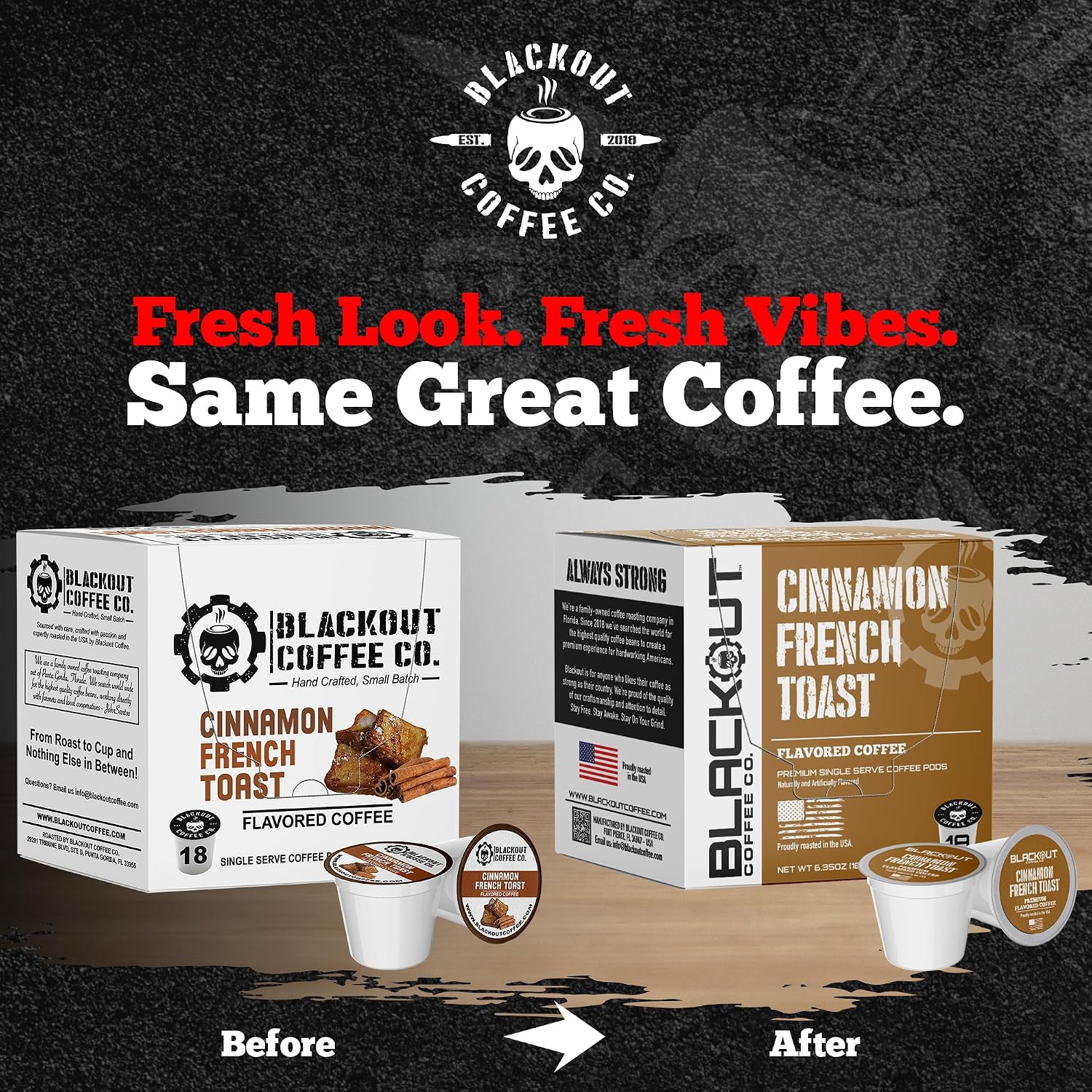 Blackout Coffee Blueberry Crumble Ground Coffee, Medium Roast, 12 oz