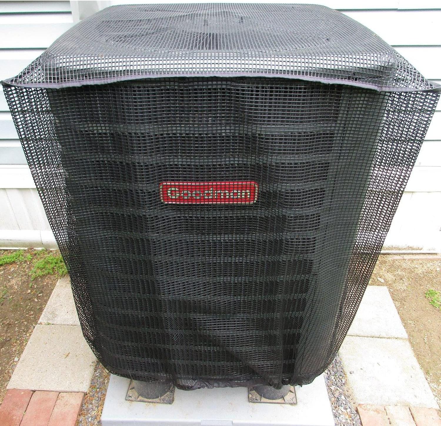 Full Mesh Air Conditioner Cover – AC Cover Designed to Protect Coils from Clogging - Leaves, Grass, dust and Debris - Outdoor Protection