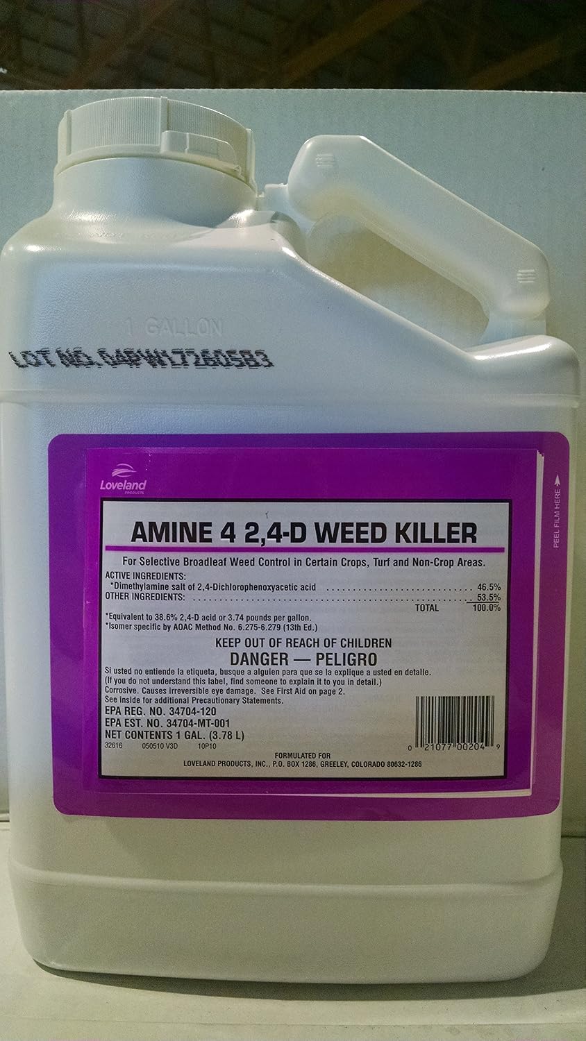 Amine 4 2,4-D Weed Killer, 1 gal