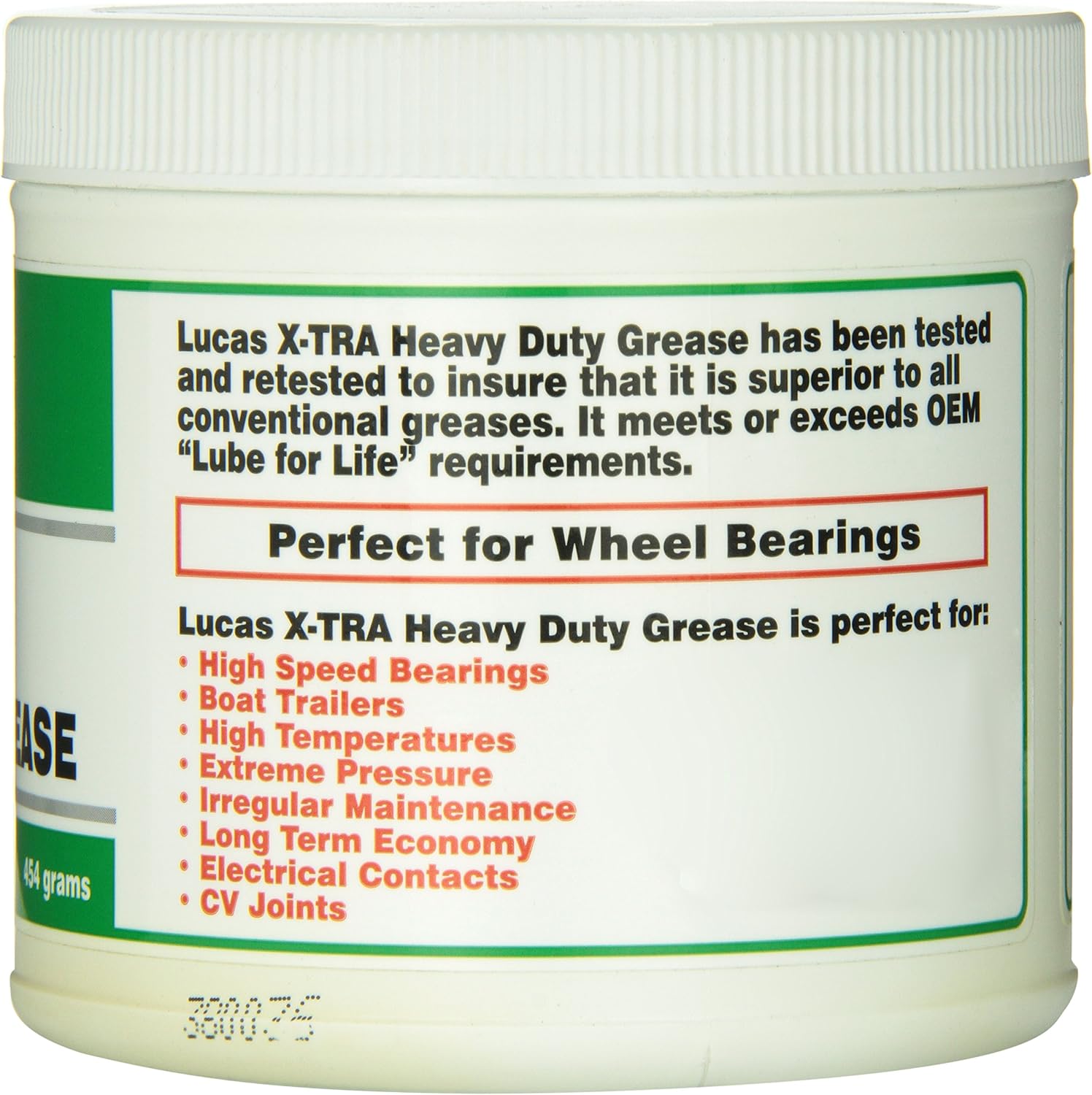 Lucas Oil 10330 X-tra Heavy Duty Grease (1 lb. Tub)