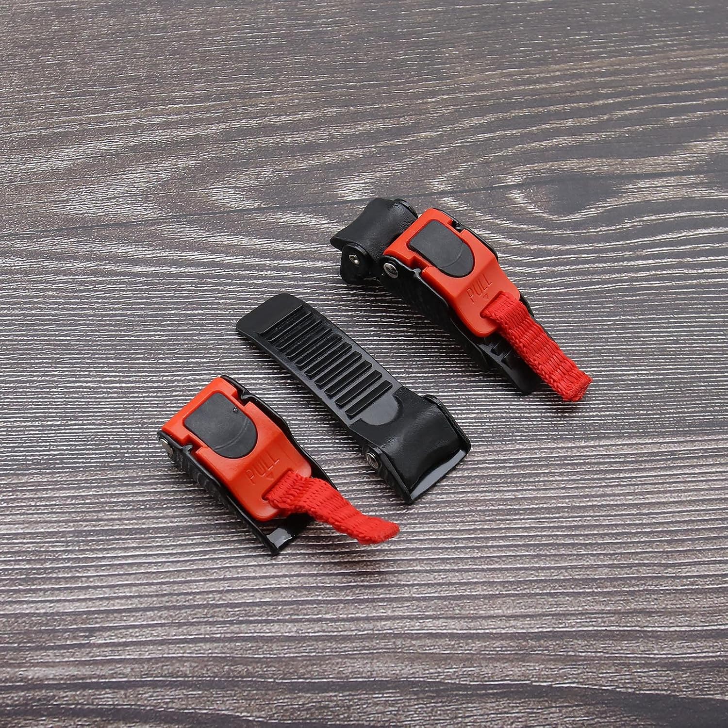 3x Motorcycle Helmet Quick Release Speed Clip Chin Strap Pull Buckle Plastic Applicable bandwidth 20mm