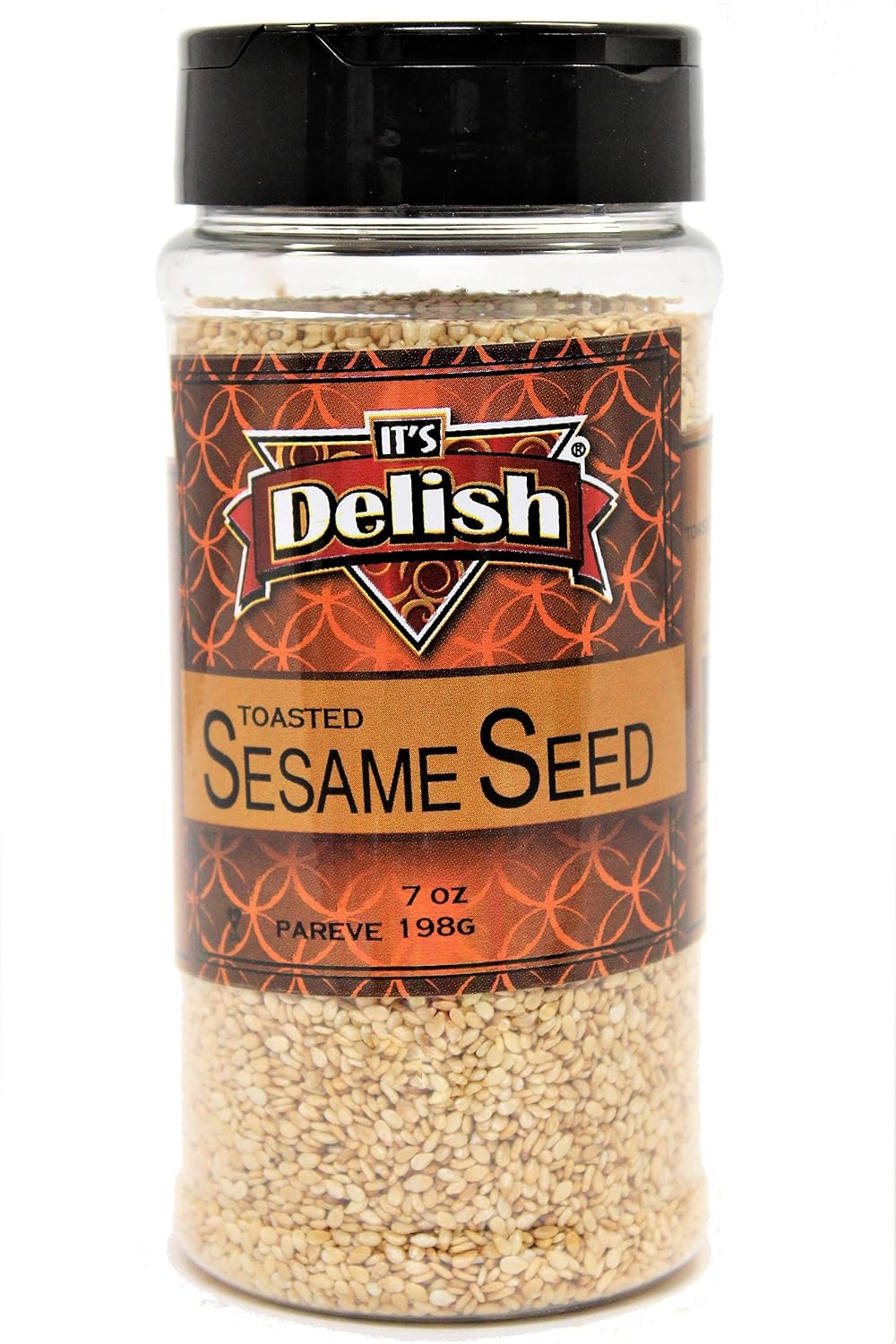 Gourmet Toasted Sesame Seeds by Its Delish, 9 Oz. Medium Jar