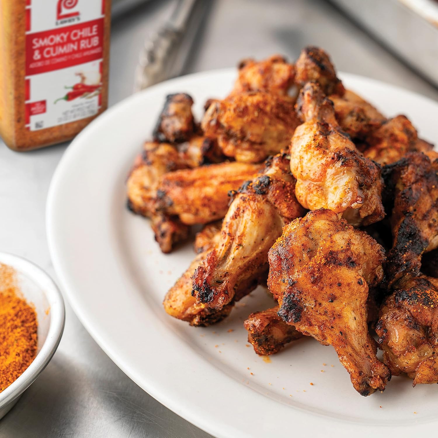 Lawry's Memphis Style Barbecue Rub, 25 oz - One 25 Ounce Container of Memphis Dry Rub, Perfect for BBQ Rub Wings, Ribs, Brisket and More