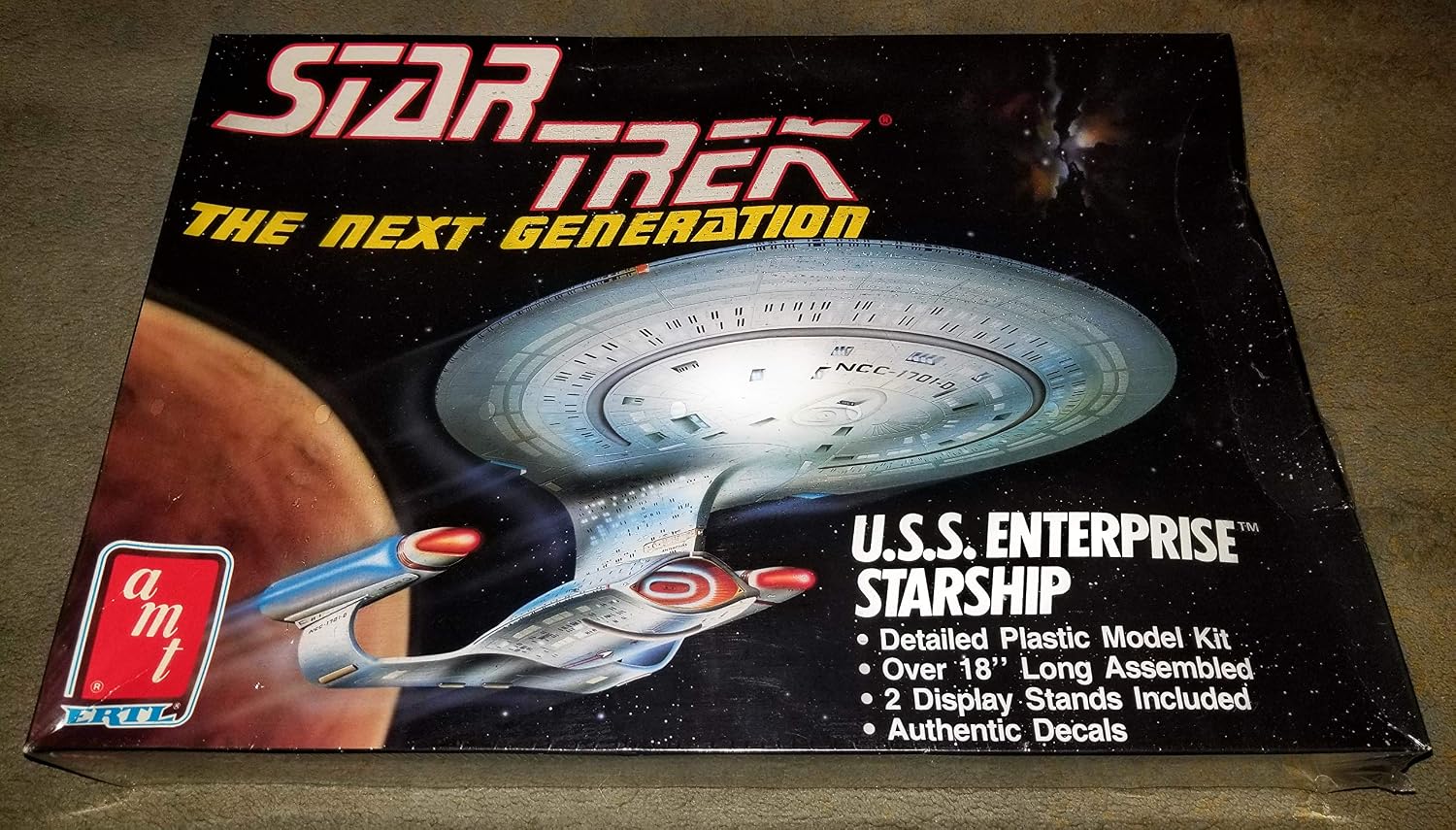 Star Trek - The Next Generation, U.S.S. Enterprise Starship SW (VG+/New)