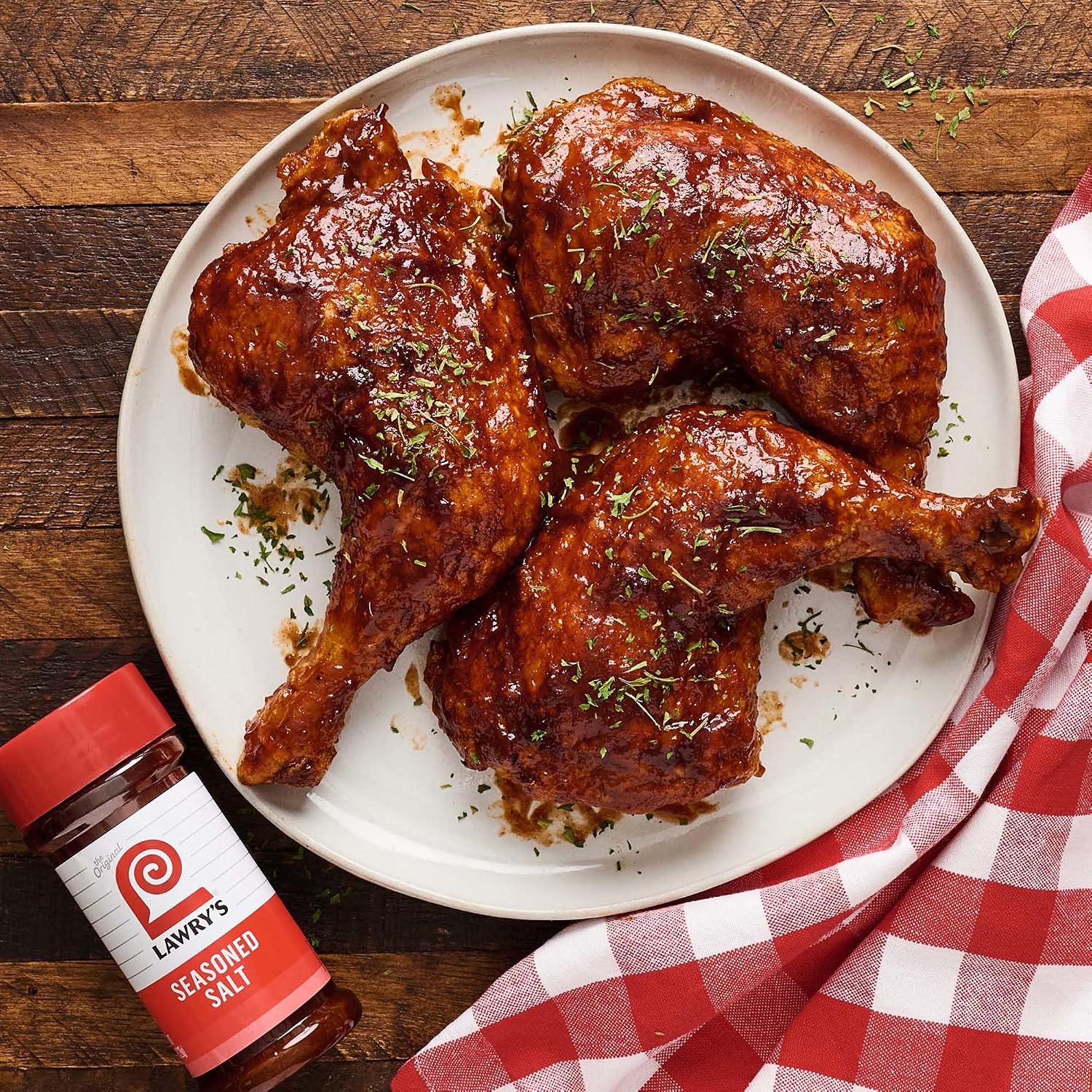 Lawry’s Seasoned Salt, No MSG Added, Kosher Certified, Staple, Versatile, All-Purpose Seasoning to Shake on Beef, Pork, or Poultry, 16 oz