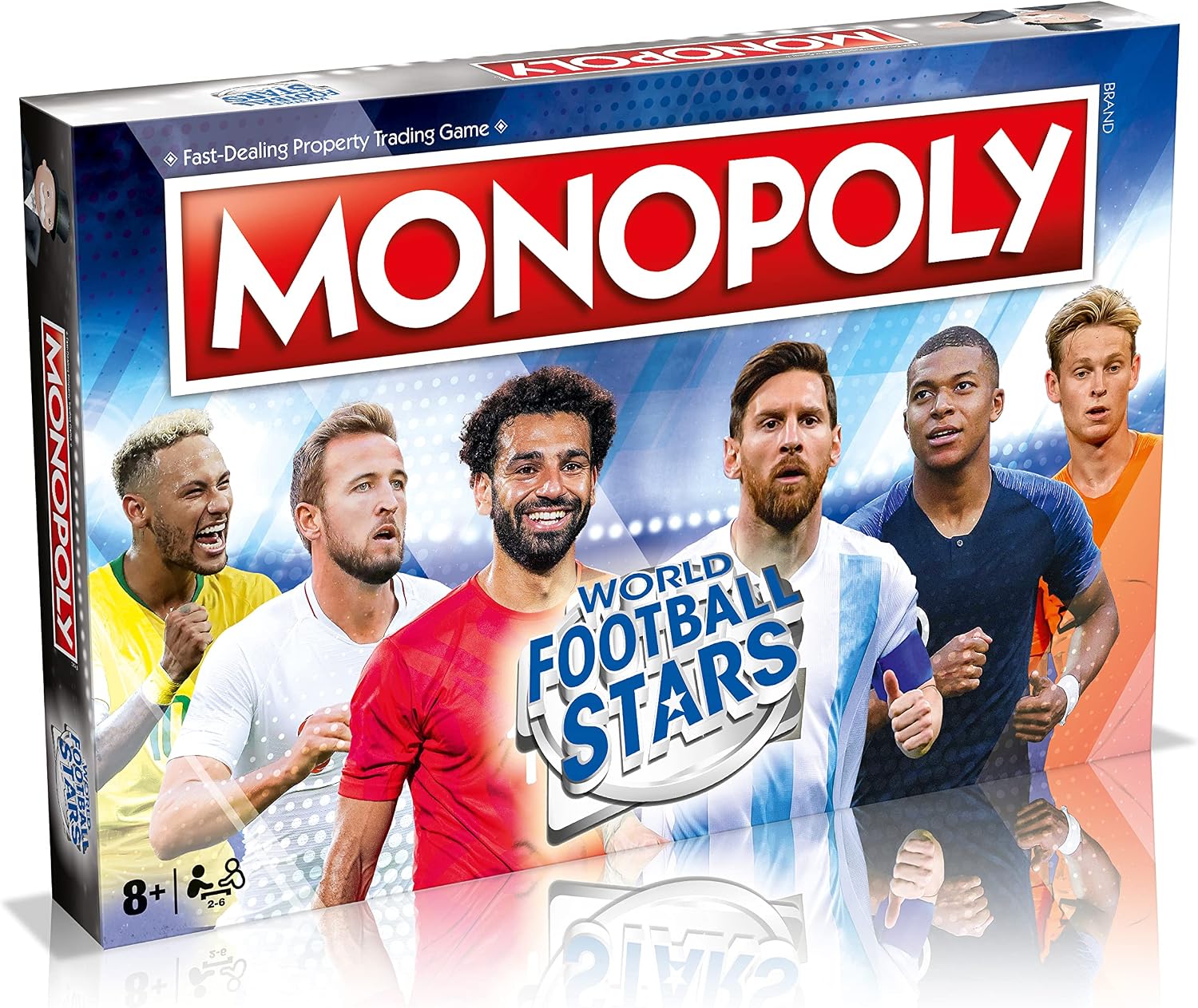 Winning Moves Mega Monopoly Board Game, 12 Extra Spaces Including Downing Street, Saville Row and Knightsbridge, Invest in Skyscrapers, for Ages 8 Plus
