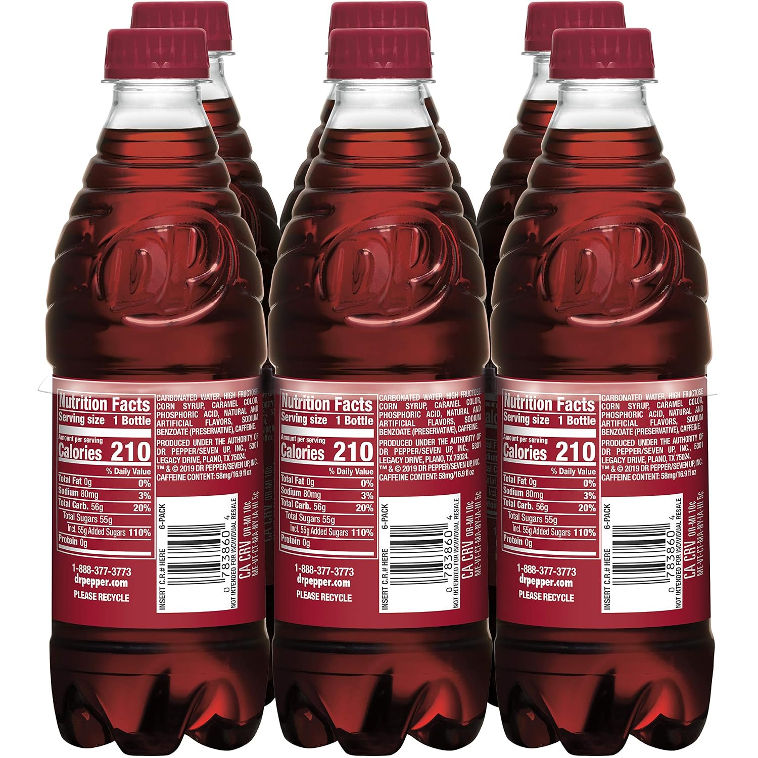 DR PEPPER - MINI CANS, 7.5 OZ, 6 PK