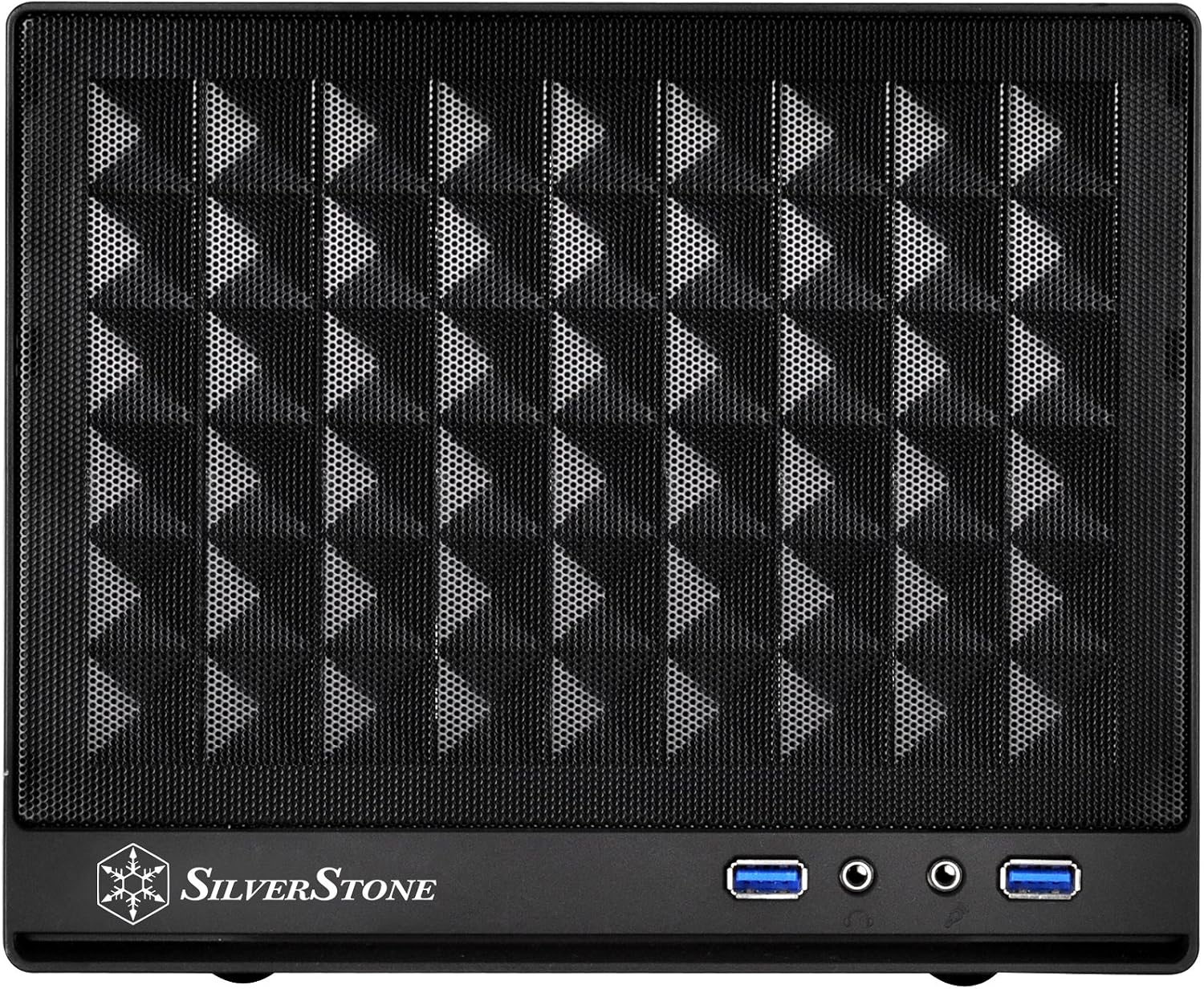 Silverstone Computer Case with Mesh Front Panel,Black (SG13B)