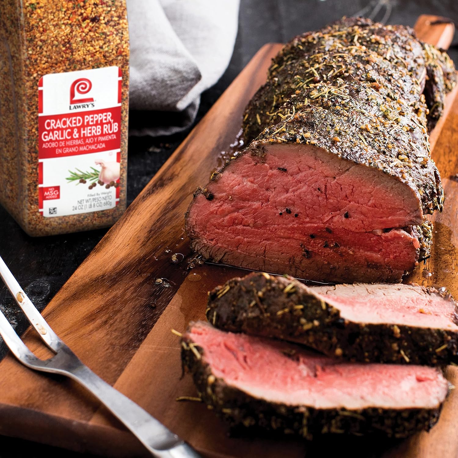 Lawry's Memphis Style Barbecue Rub, 25 oz - One 25 Ounce Container of Memphis Dry Rub, Perfect for BBQ Rub Wings, Ribs, Brisket and More