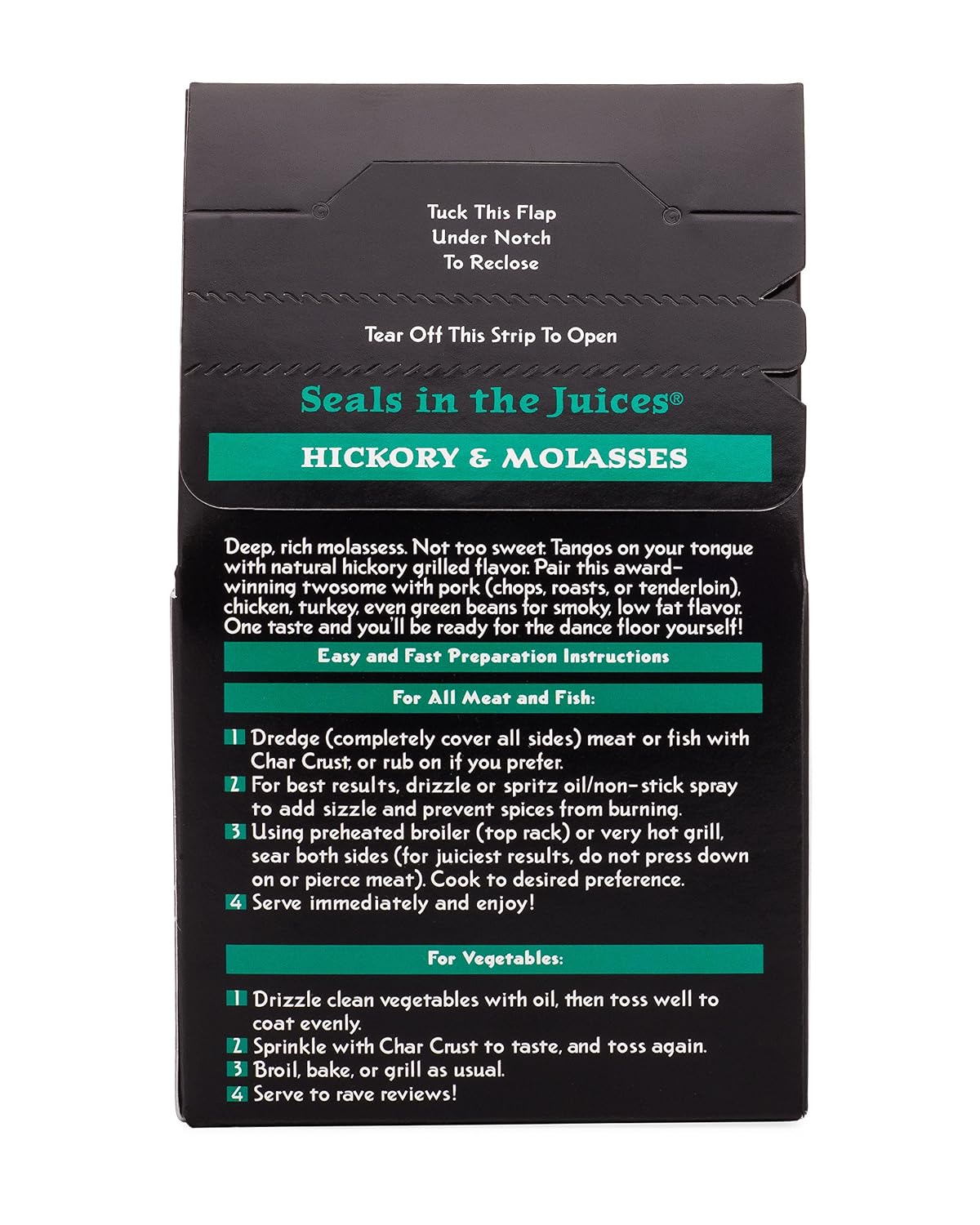 Char Crust Dry-Rub Seasoning, Hickory and Molasses, 4 Oz (Pack of 1)
