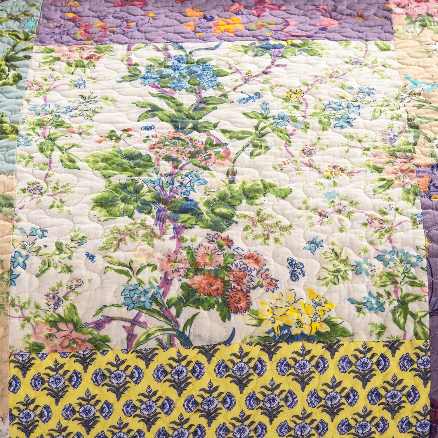 YAYIDAY Quilts Queen Size Patchwork Bedspread Set