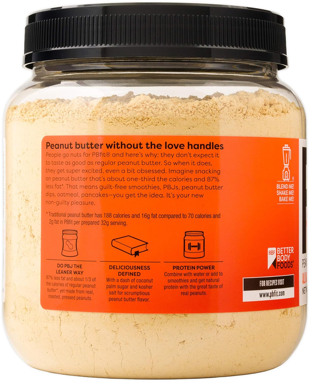 PBFIT, Peanut Butter Powder, 24 oz. (3 Count)