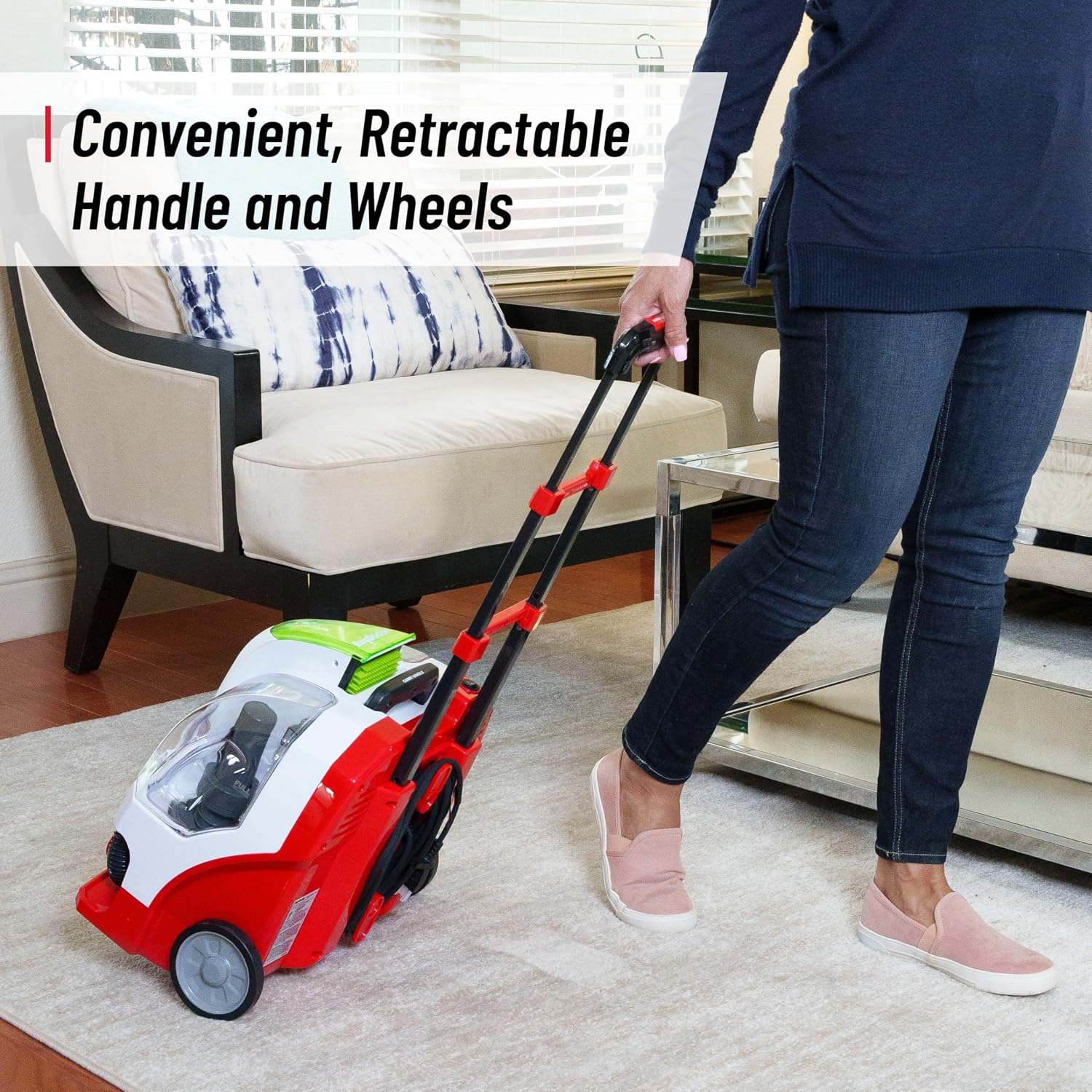 Rug Doctor Pet Portable Spot Cleaner, 2X Suction Power, Lightweight Pet Carpet Cleaner Machine, Pro-Grade Power Removes Stains & Odors from Rugs