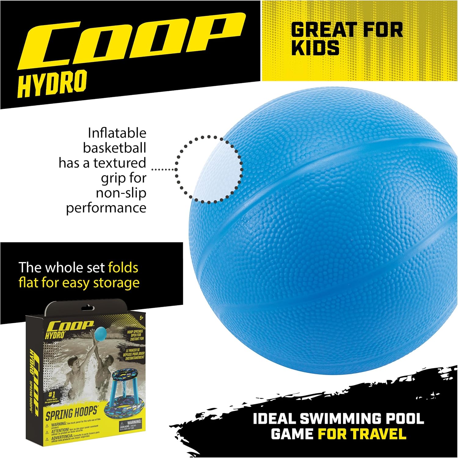 Swimways Hydro Spring Hoops, Pool Toy