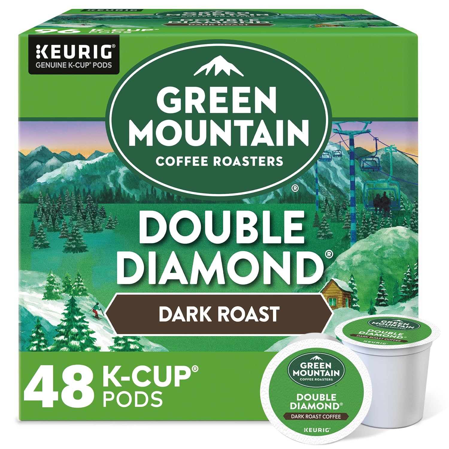 Green Mountain Coffee, Dark Magic (Extra Bold), 120-Count K-Cups for Keurig Brewers
