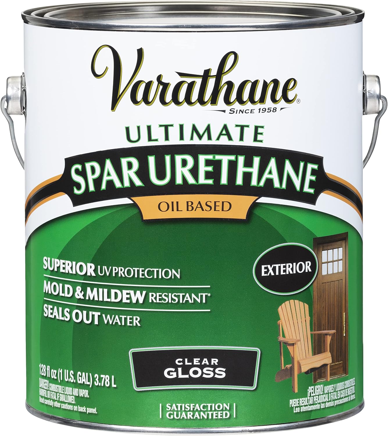 Varathane 9341 Oil-Based Ultimate Spar Urethane, Quart, Satin