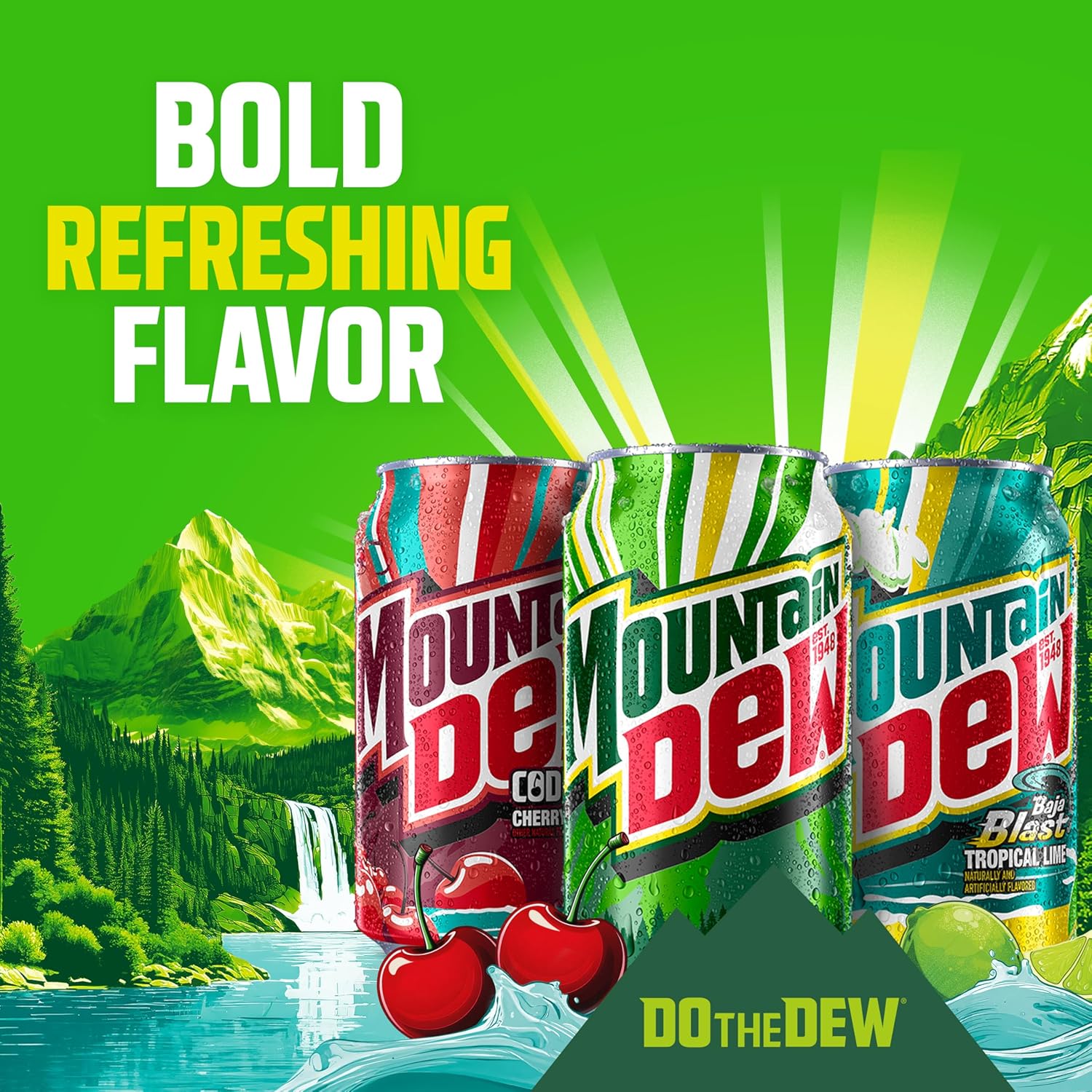Diet Mountain Dew Soda Pop, Original, 12 fl oz Cans, (12 Pack)