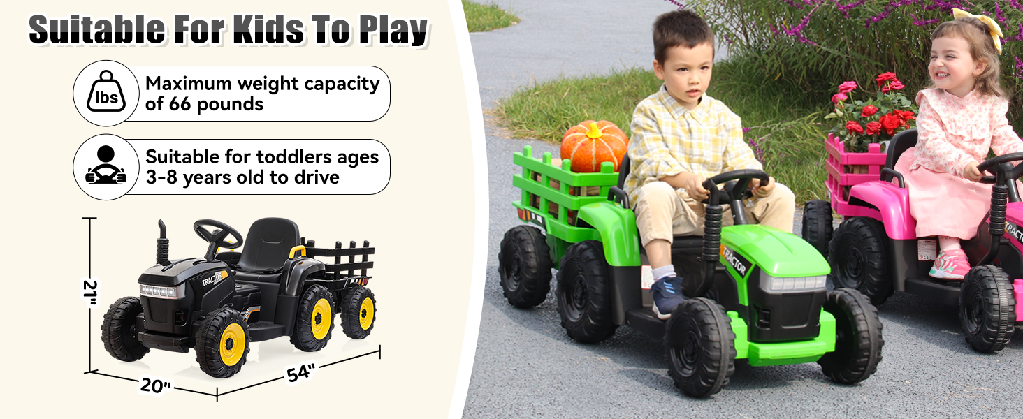 tobbi tractor age range