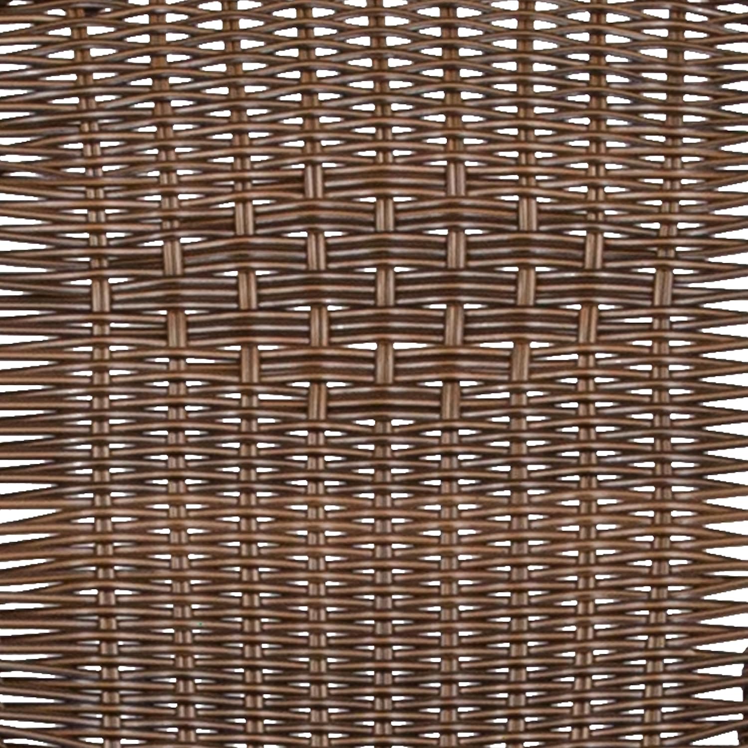 Flash Furniture Lila Modern Rattan Indoor/Outdoor Stackable Dining Chairs, Stacking Rattan Bistro Chairs for Patio or Restaurant, Set of 4, Brown | Commercial Grade, Indoor/Outdoor Use