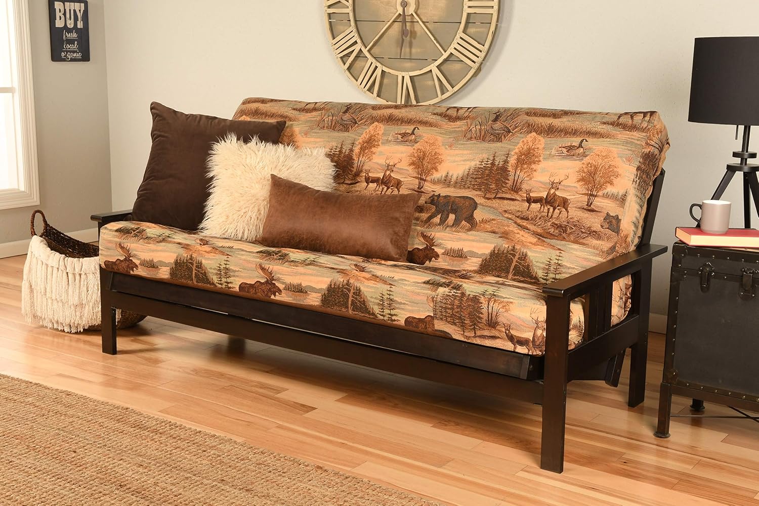 Kodiak Futons Monterey Futon Frame, No Drawers, Barbados