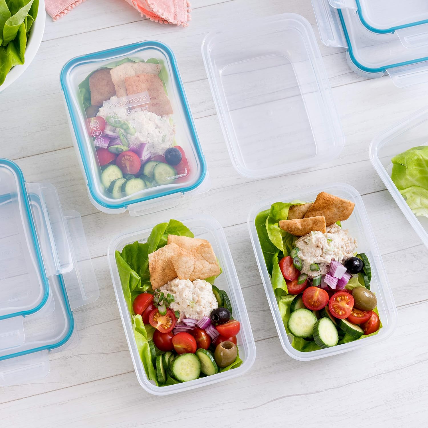 Snapware Plastic Total Solution (5-Pack, 3-Cup) Food Storage Containers Set