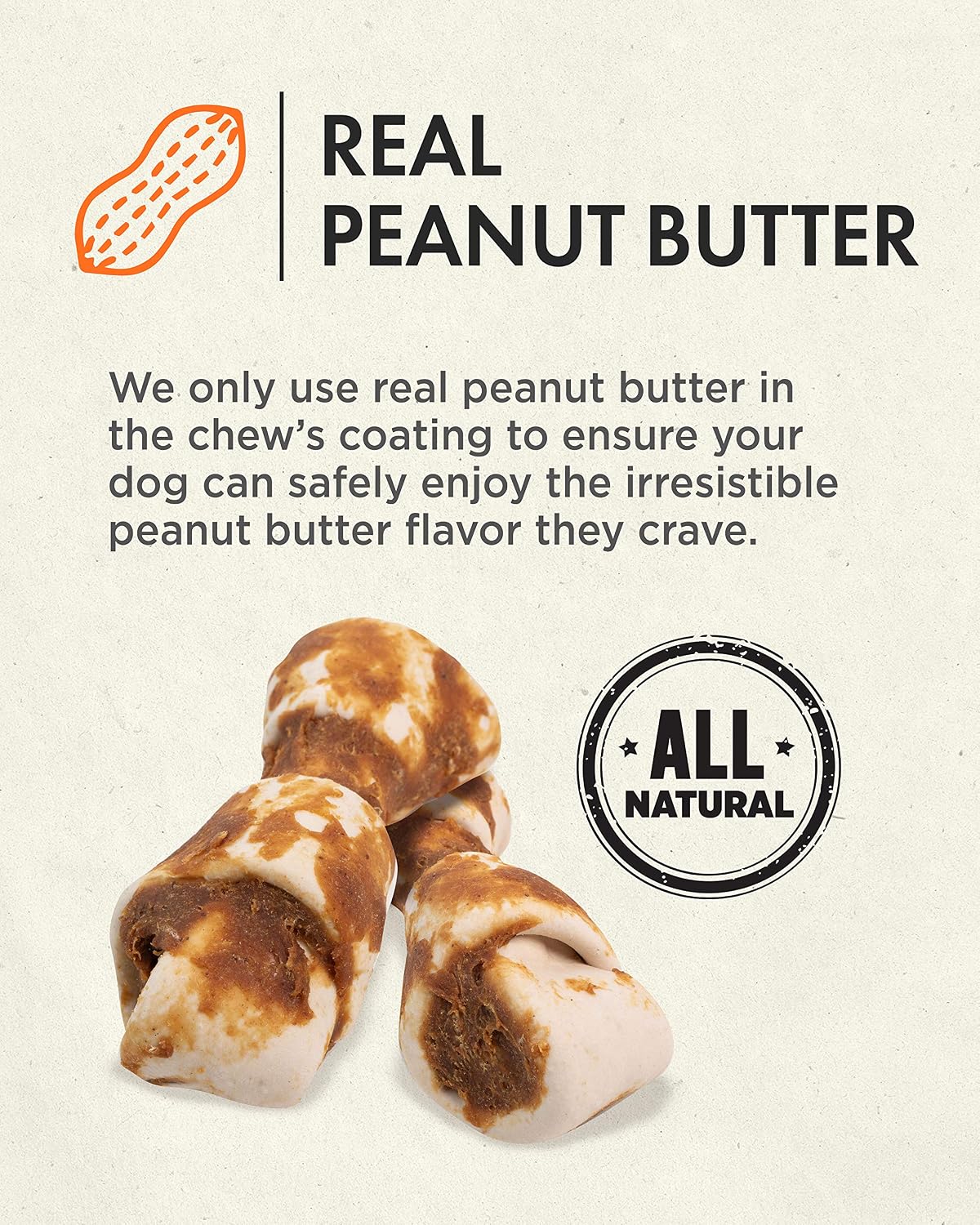 Canine Naturals Rawhide Free Chicken Recipe Dog Chews, Mini Knots, 12 Count
