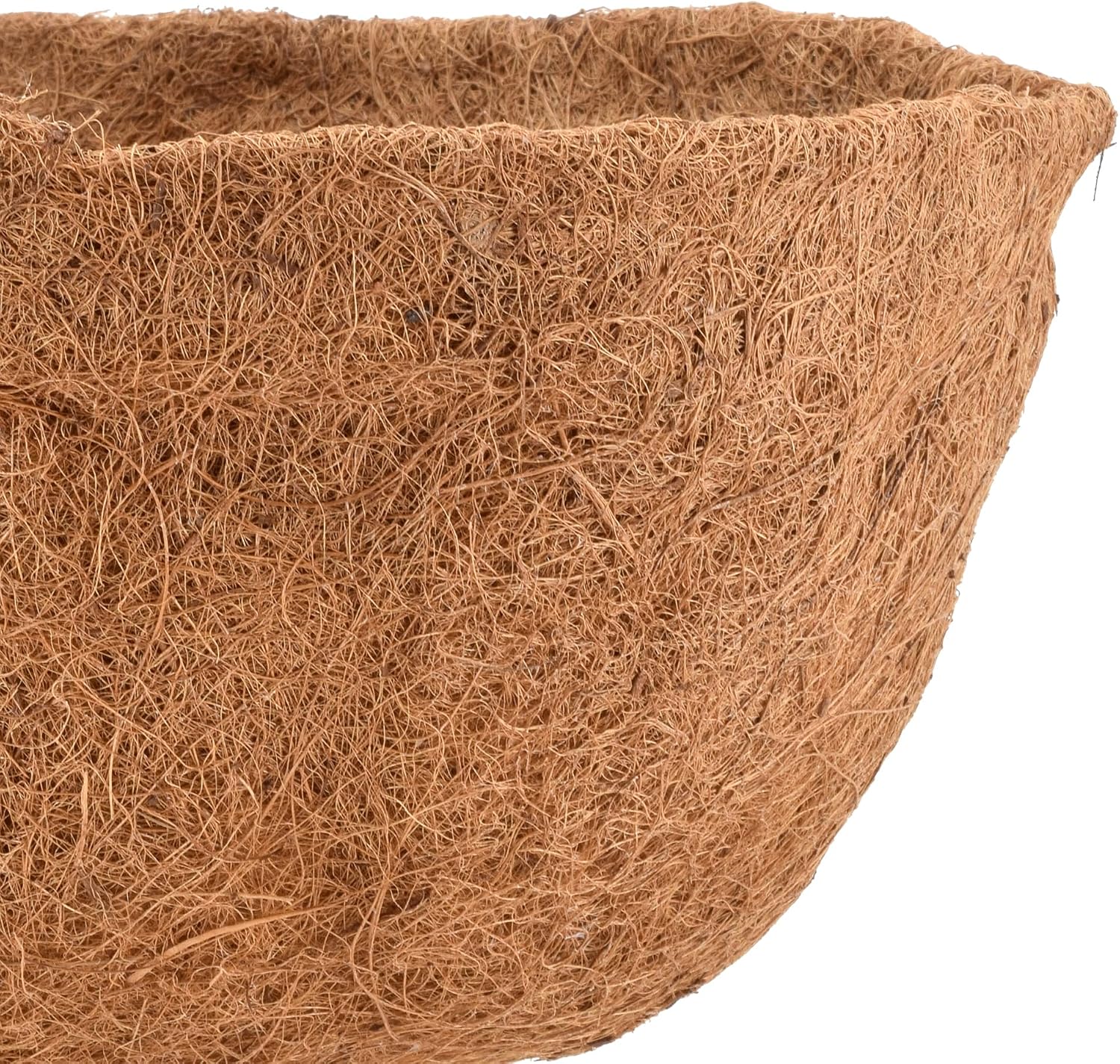 Arcadia Garden Products Extra Durable CB52 18-inch Coco Liner for Half Round Circle Wall Mounted Planters