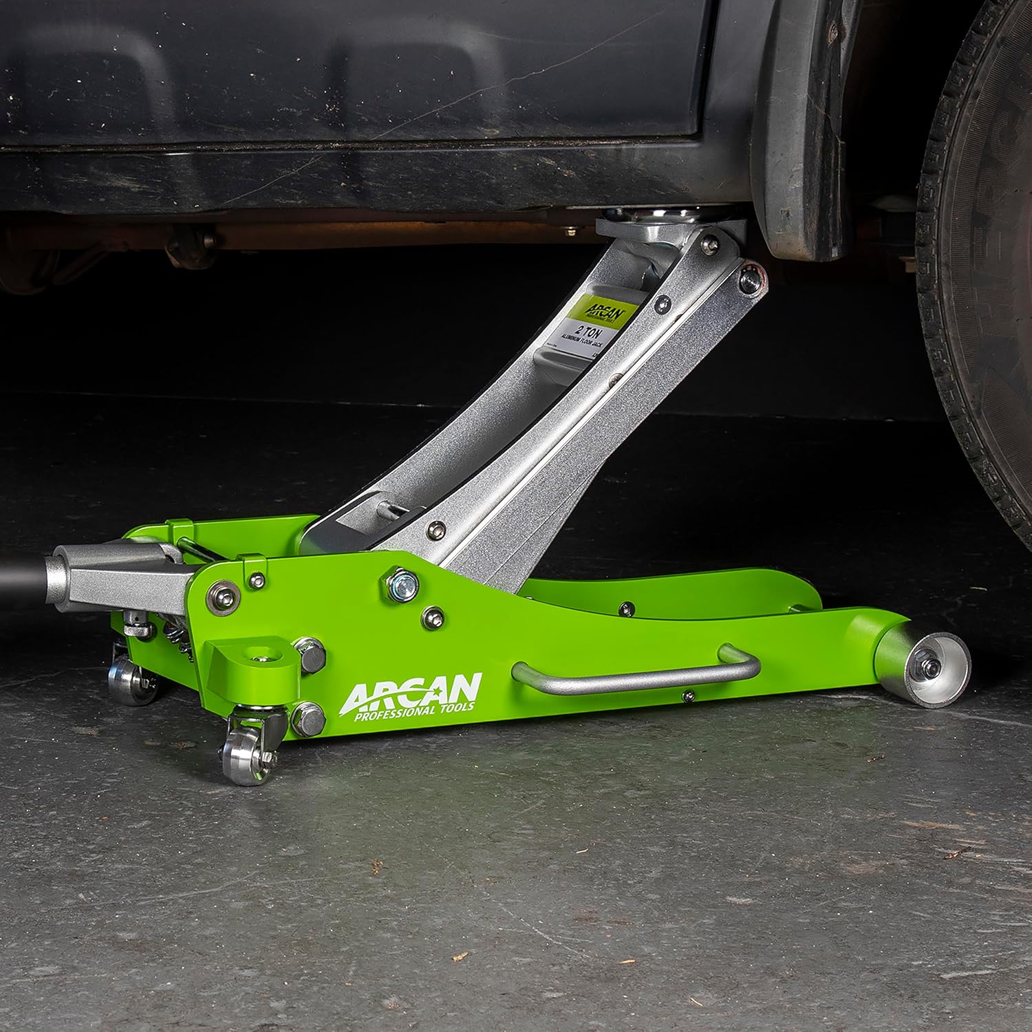 ARCAN 2-Ton (4,000 lb.) Aluminum Low Profile Floor Jack, Model A20017