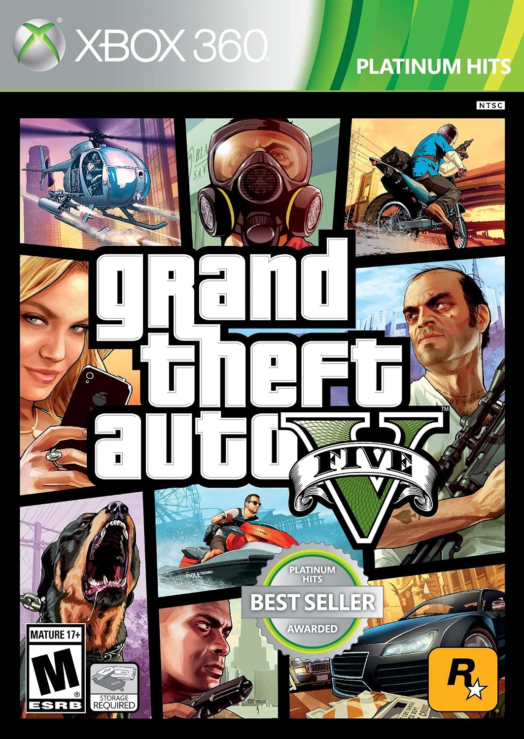Grand Theft Auto V - Xbox 360 (Renewed)