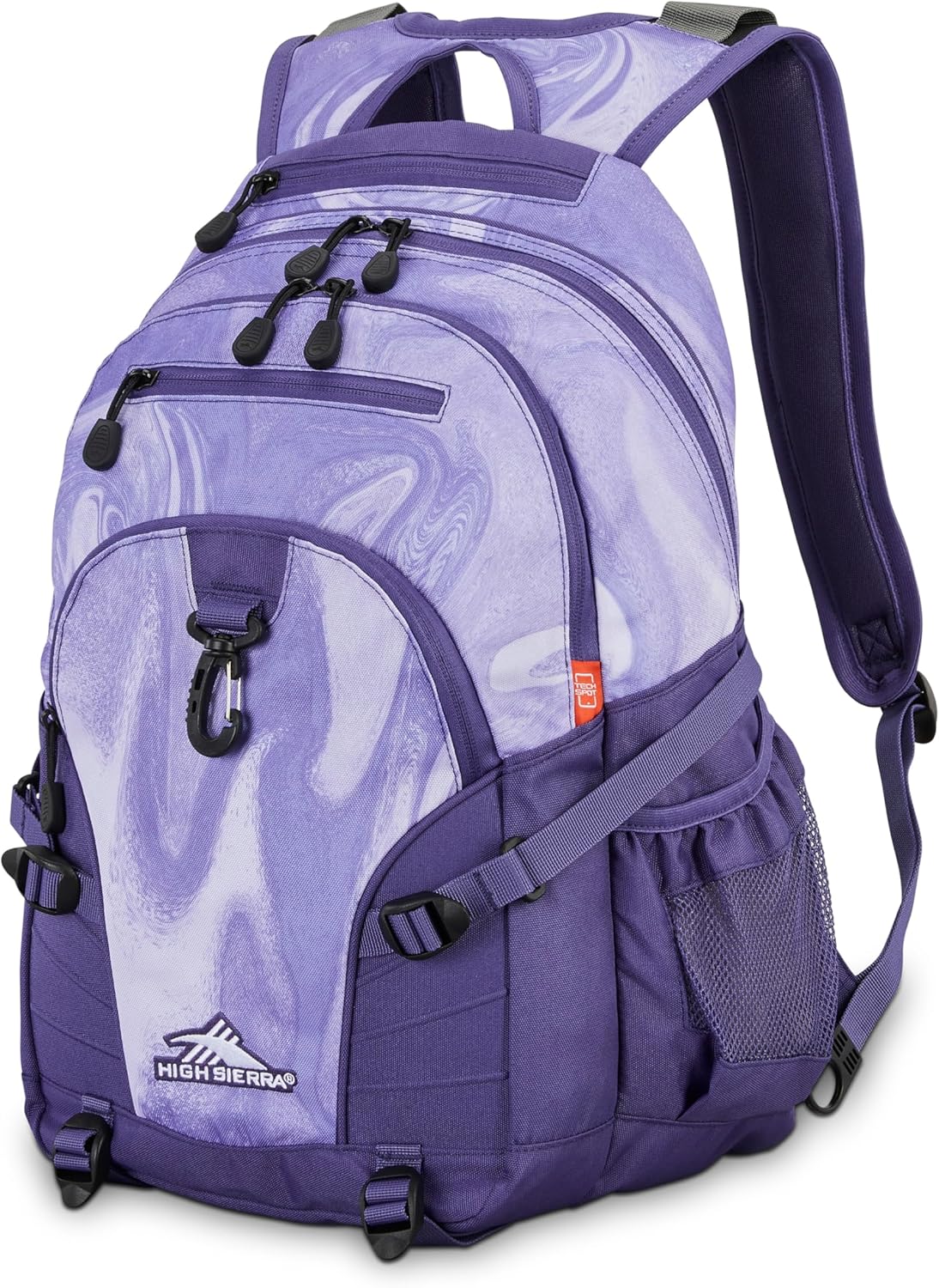 High Sierra Loop Backpack, Travel, or Work Bookbag with tablet sleeve, One Size, Urban Camo