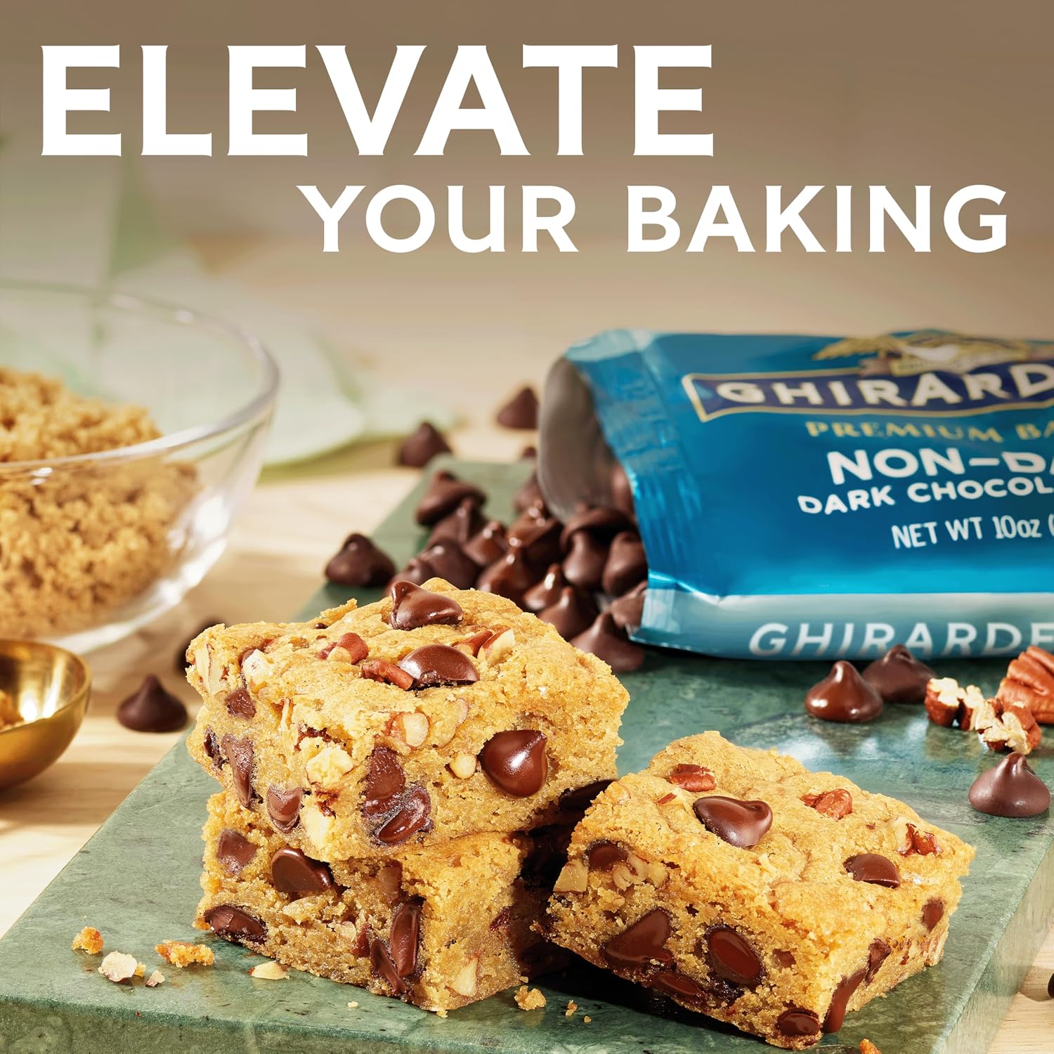 Ghirardelli, Baking Chips Semi Sweet, 12 Ounce