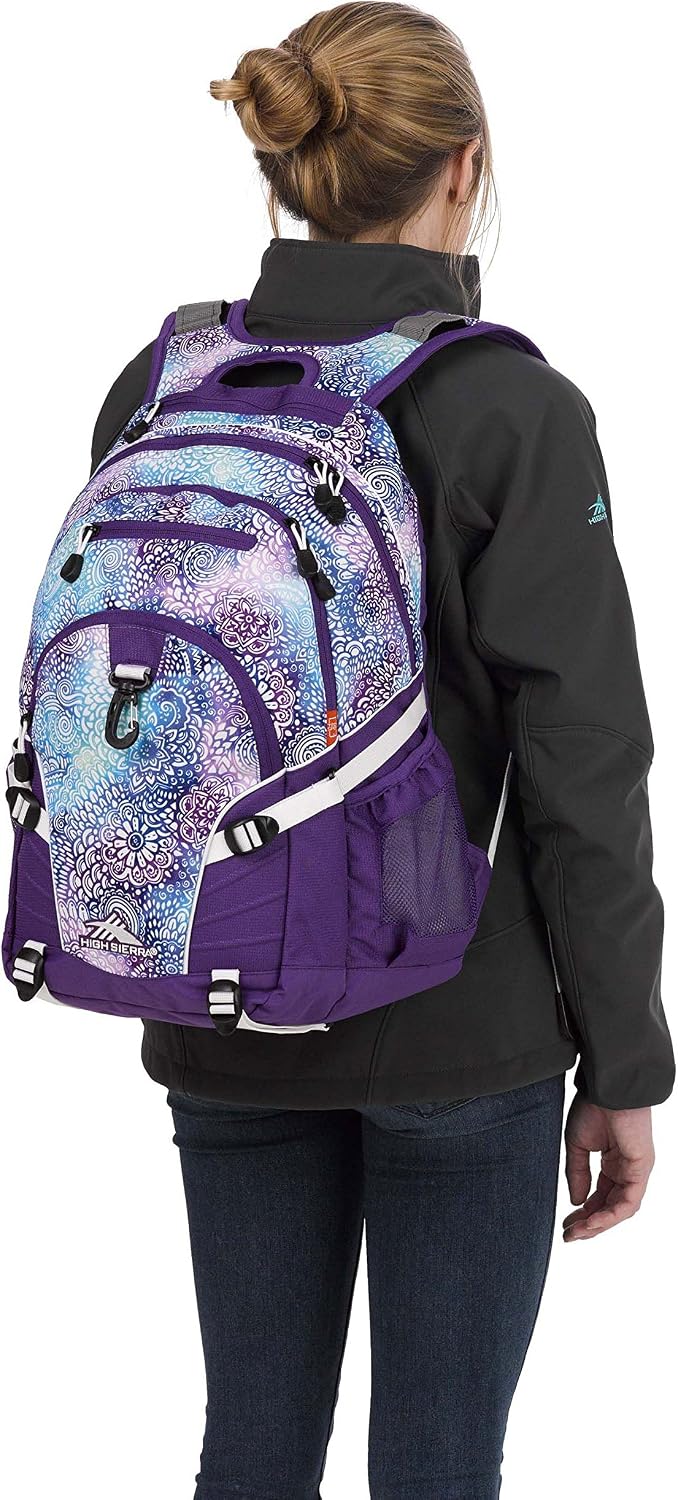 High Sierra Loop Backpack, Travel, or Work Bookbag with tablet sleeve, One Size, Urban Camo