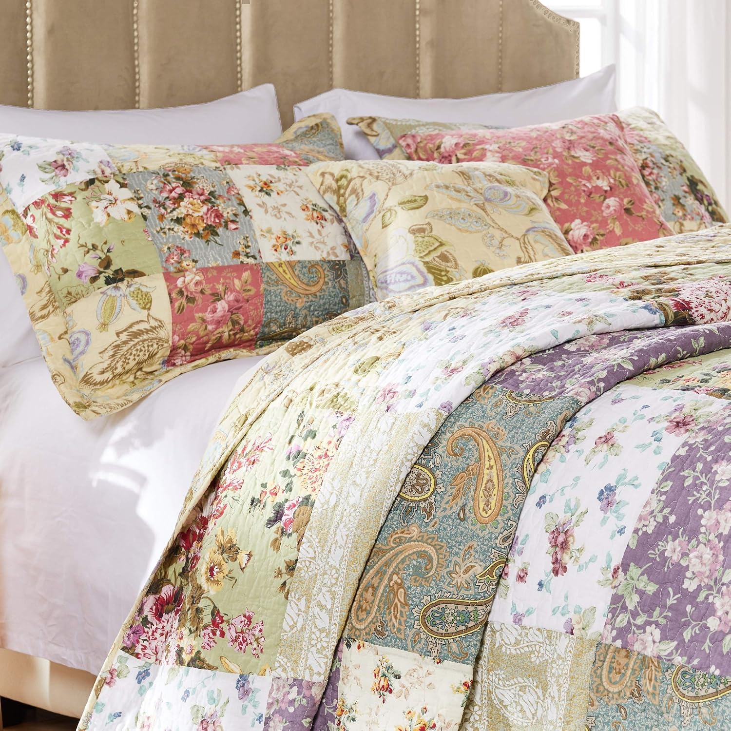Greenland Home Blooming Prairie Bedspread Set