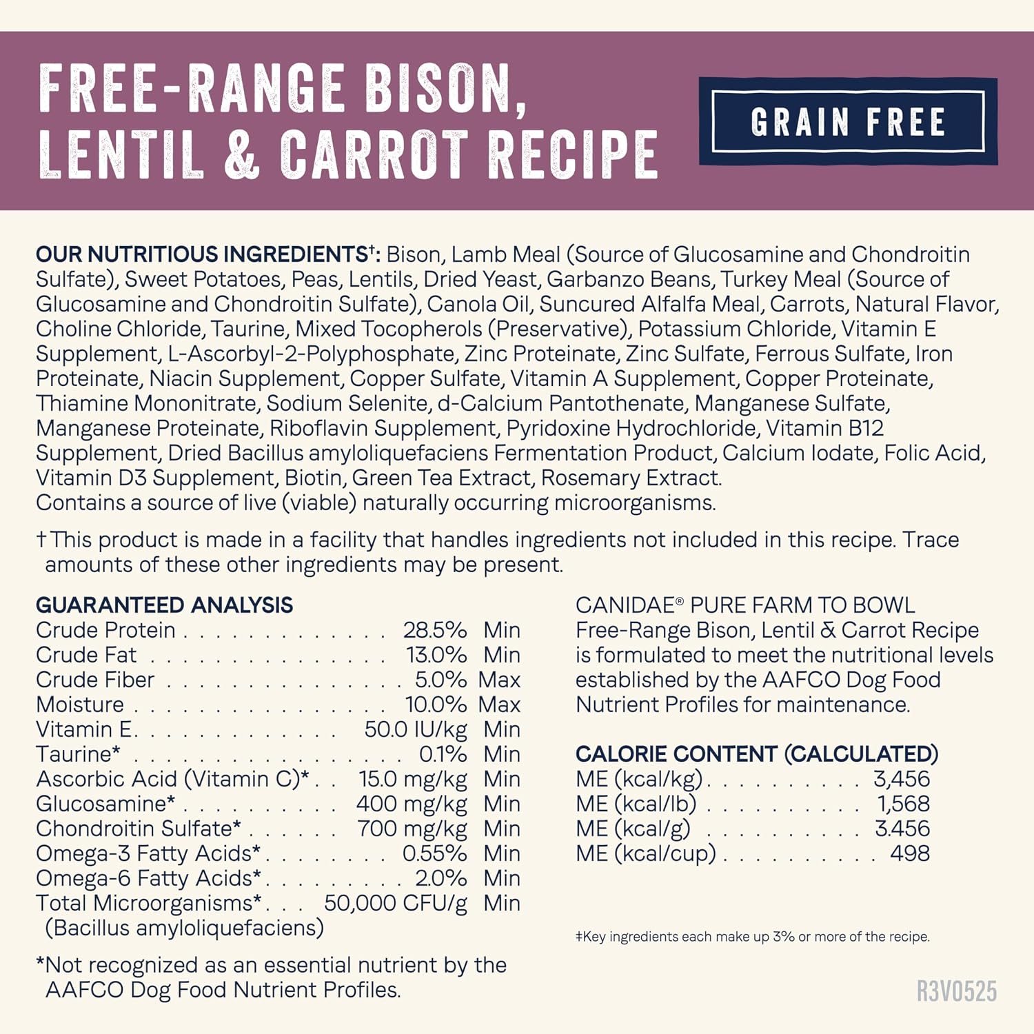 Canidae Pure Farm to Bowl Dry Dog Food - Balanced Nutrition for Adult Dogs - Limited Ingredient Formula - Grain, Wheat & Soy-Free - 22 lb - Wild-Caught Salmon & Sweet Potato Recipe