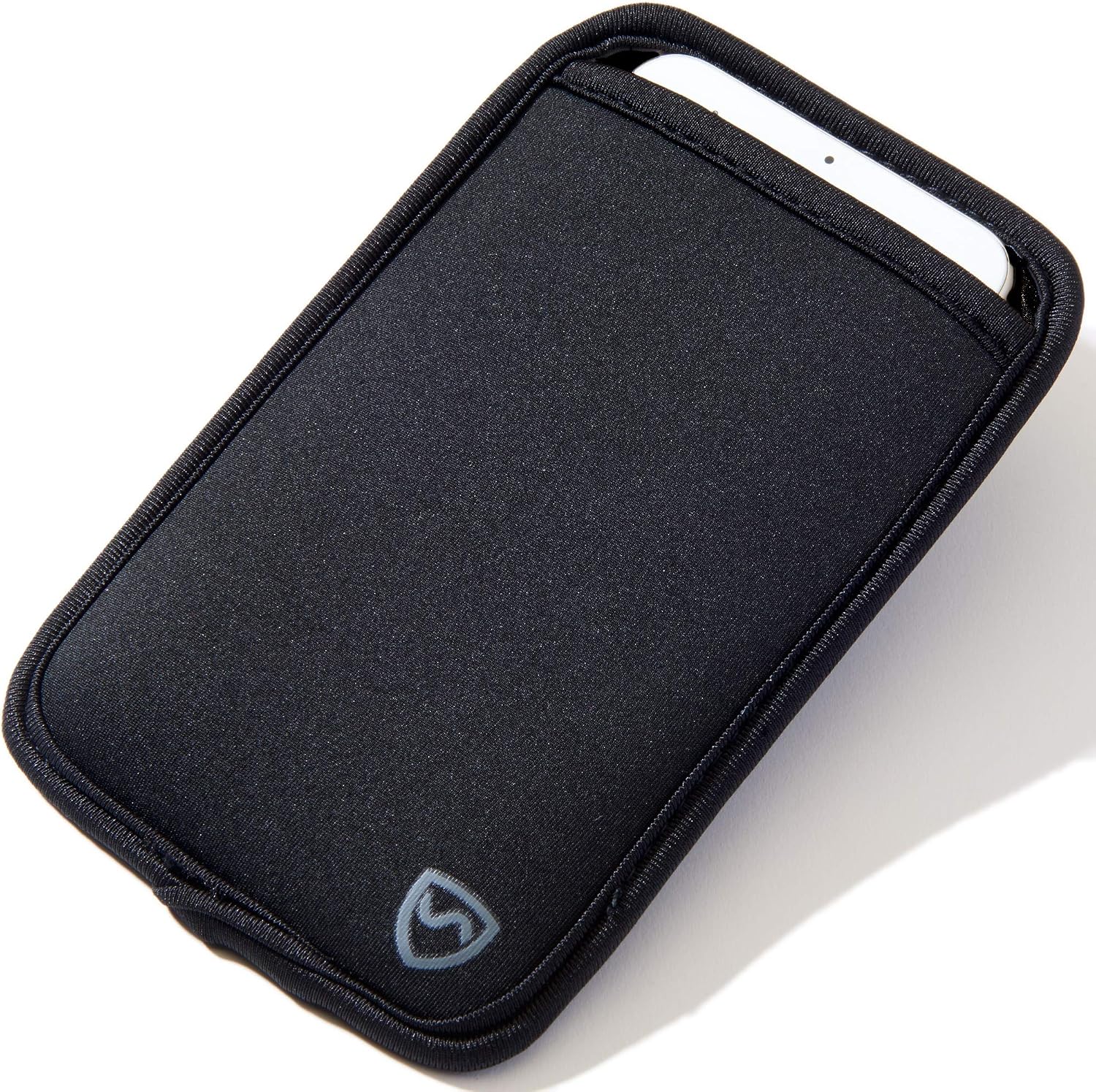SYB Shield Your Body Anti Radiation Cell Phone Pouch, Cell Phone Sleeves for Blocking EMF, Radiation Blocker for Cell Phone, Black, XL, for Phones Up to 3.25-inches Wide (7 x 4.25 Inches Pouch Size)