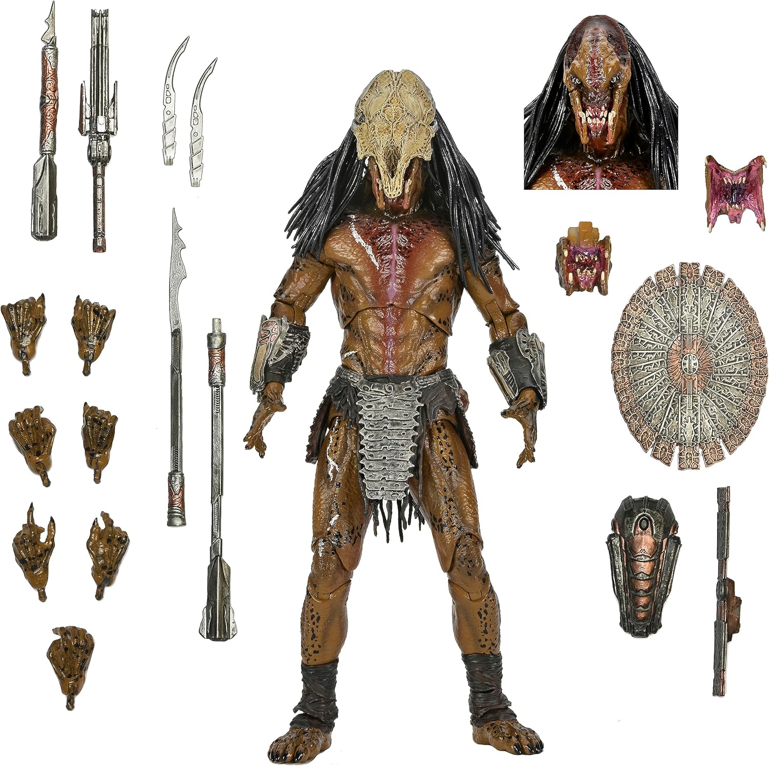 NECA Collectible Prey Ultimate Feral Predator 7" Scale Action Figure | Predator Prey 7 Inch Action Figure Ultimate - Feral Predator