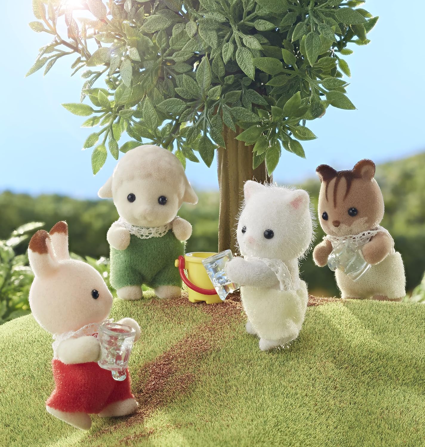 Sylvanian Families Epoch Doll [Silk Cat Baby] Ni-89 ST Mark Certified, for Ages 3 and Up, Toy, Doll House, Sylvanian Families, Epoch