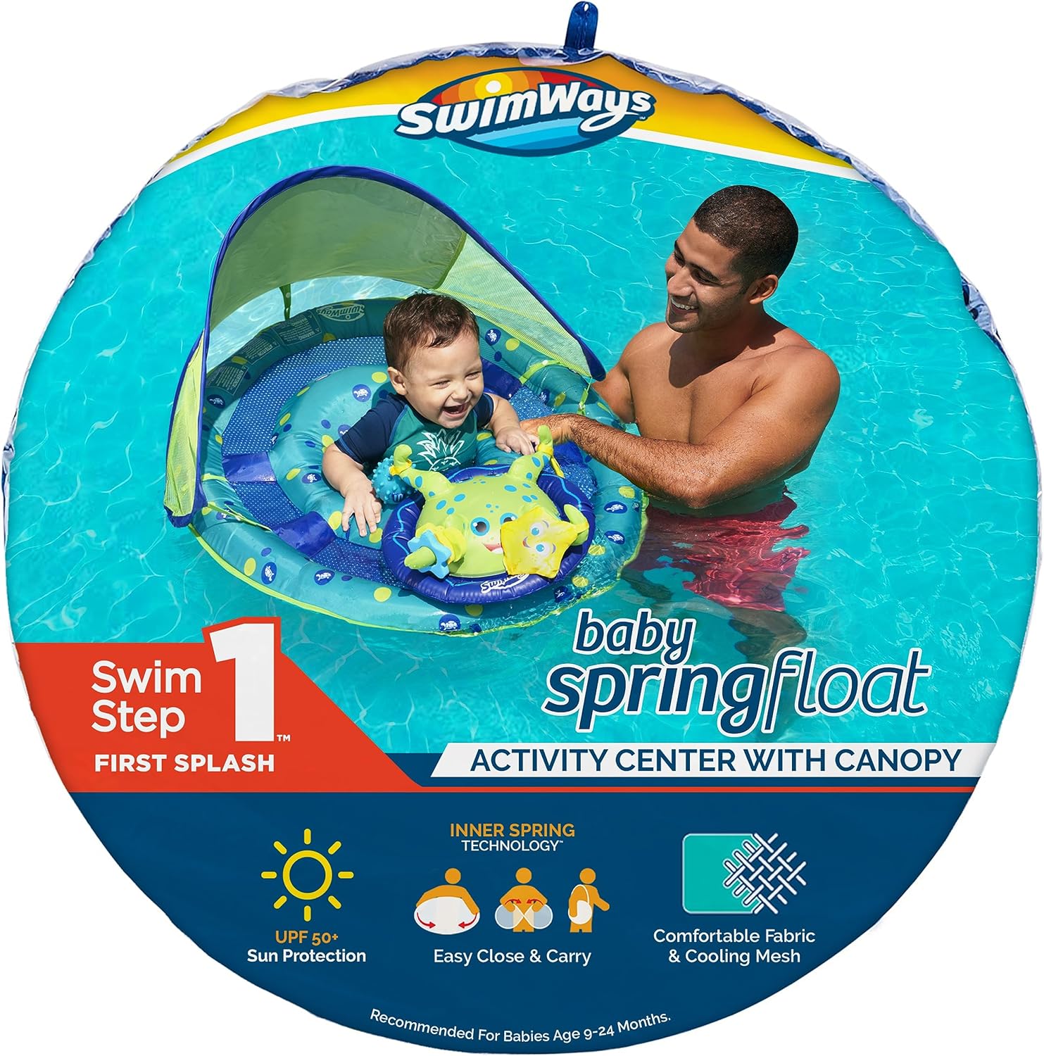 SwimWays Baby Spring Float Splash N Play