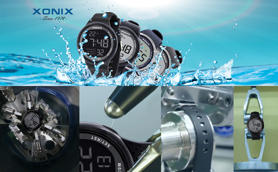 waterproof, and push button underwater testing