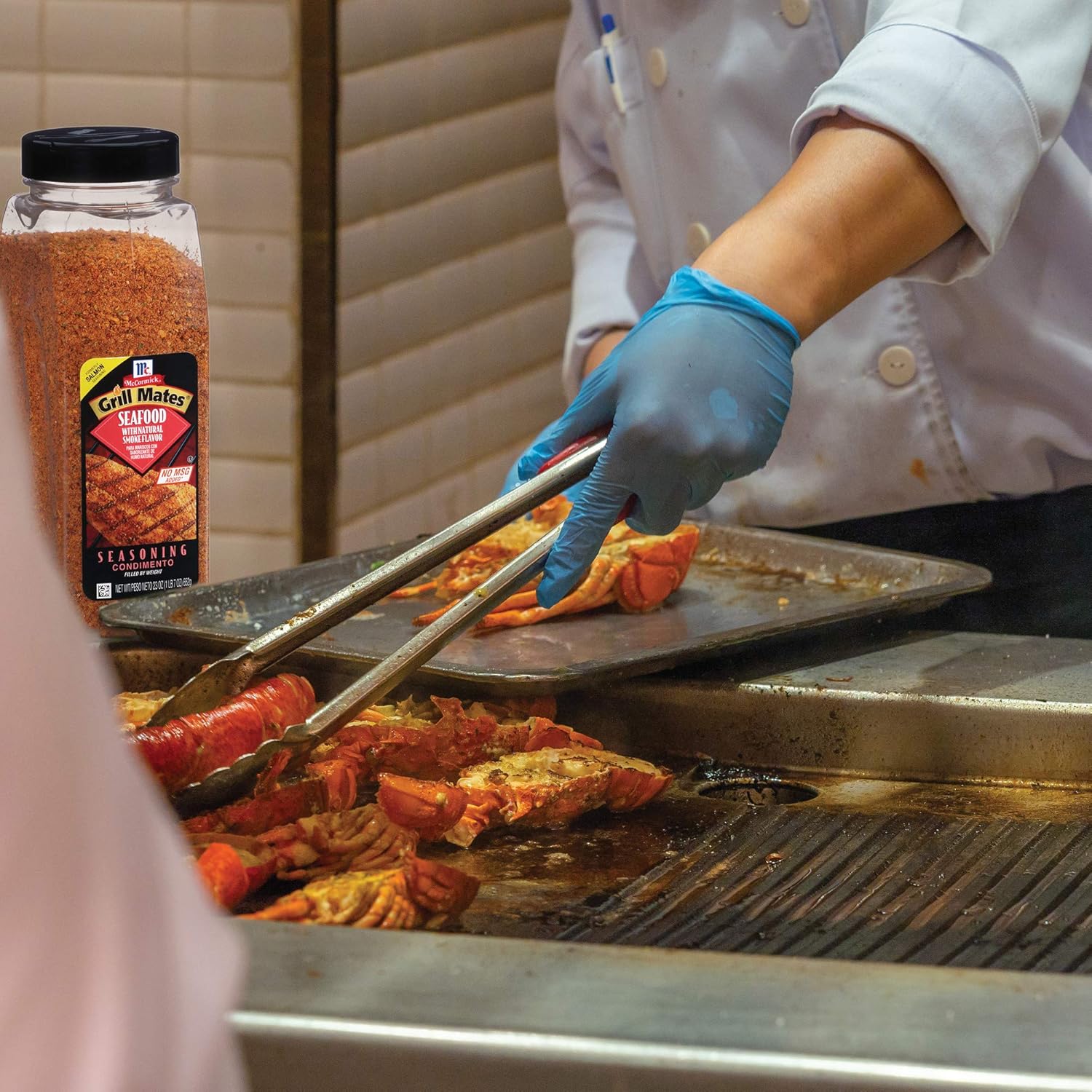 McCormick Grill Mates Seafood Seasoning, 23 oz - One 23 Ounce Container of Fish Seasoning, Enhancing Flavor of Seafood, Beef, Poultry